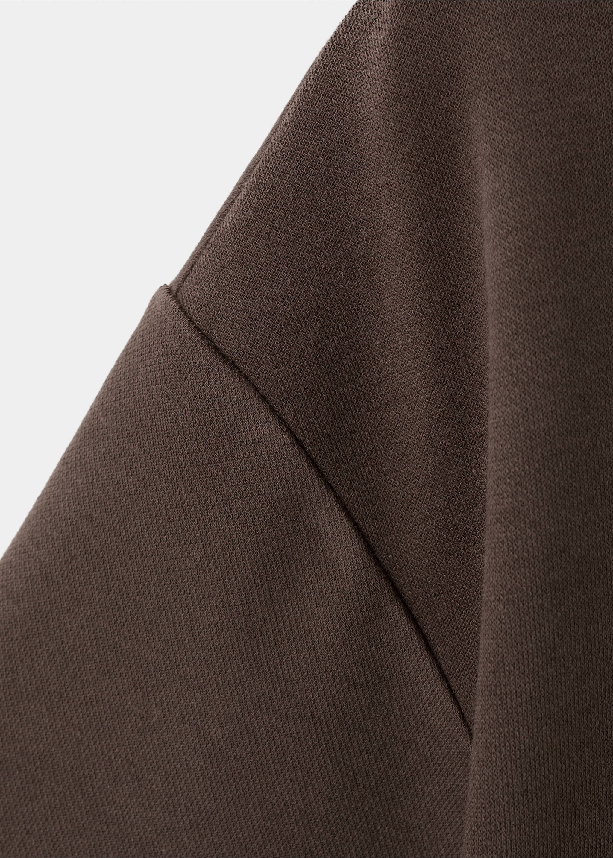 Kurzarm-T-Shirt aus Baumwolle - Detail des Artikels 8, Braun. Ref: 17014099-00.