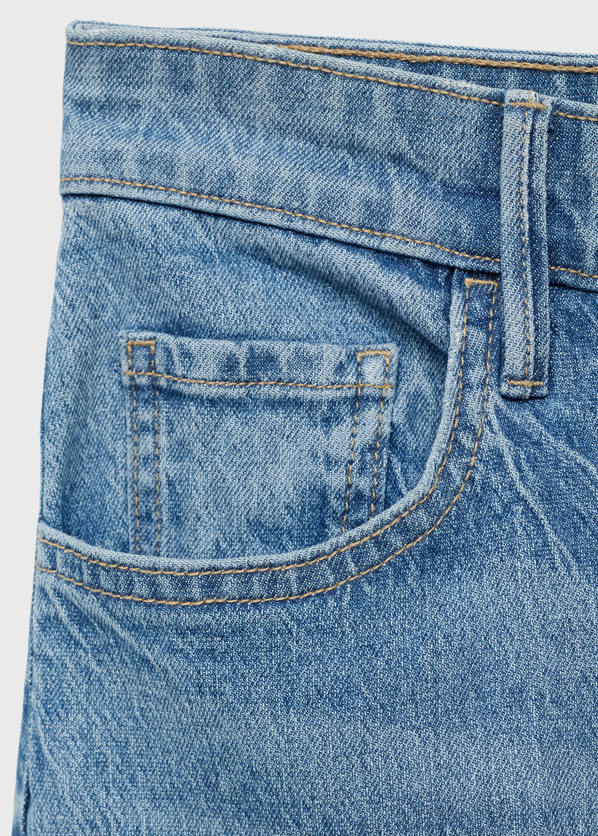 High-waisted wideleg jeans - Details of the article 8