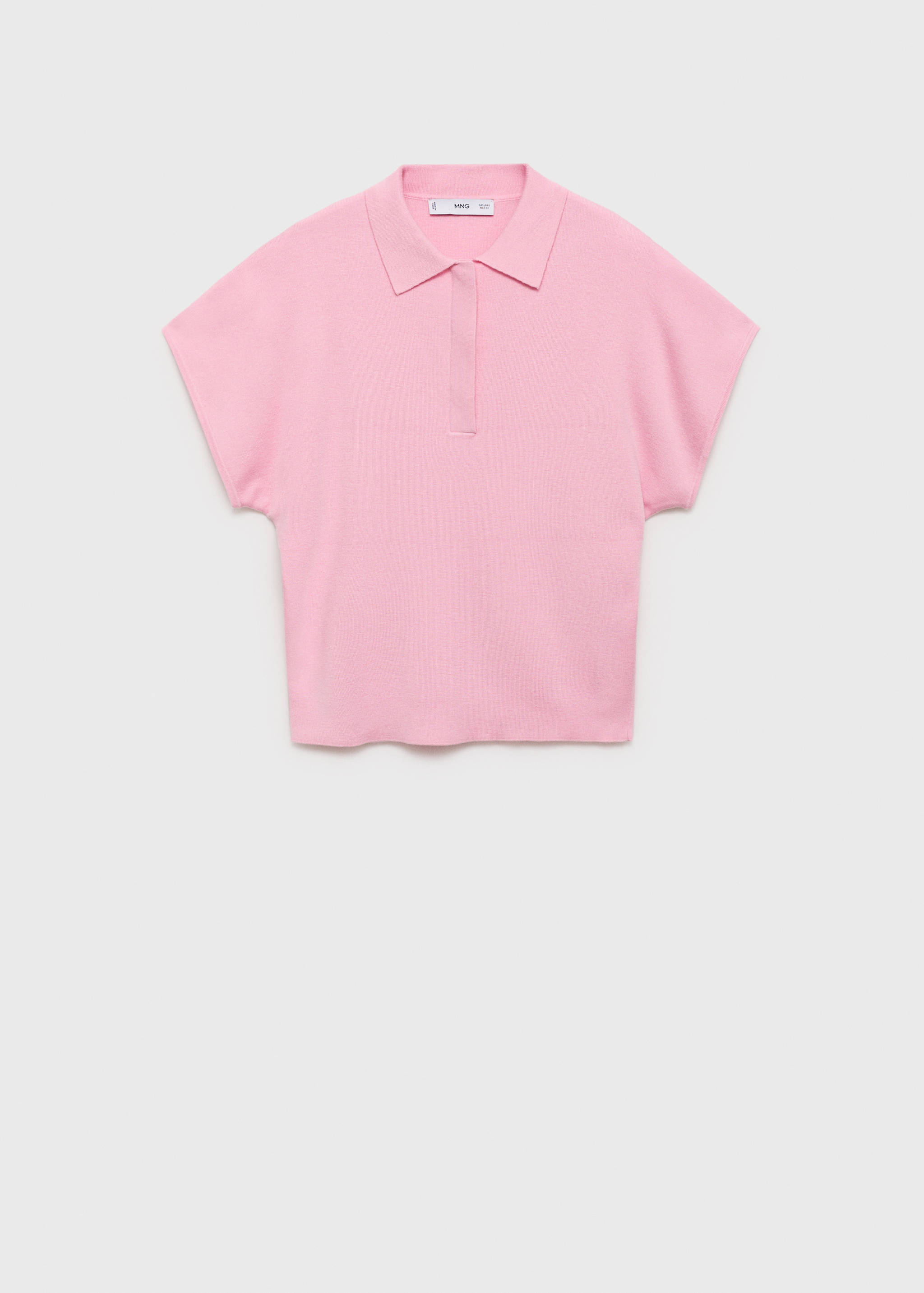 Pull-over col polo manches courtes - Article sans modèle