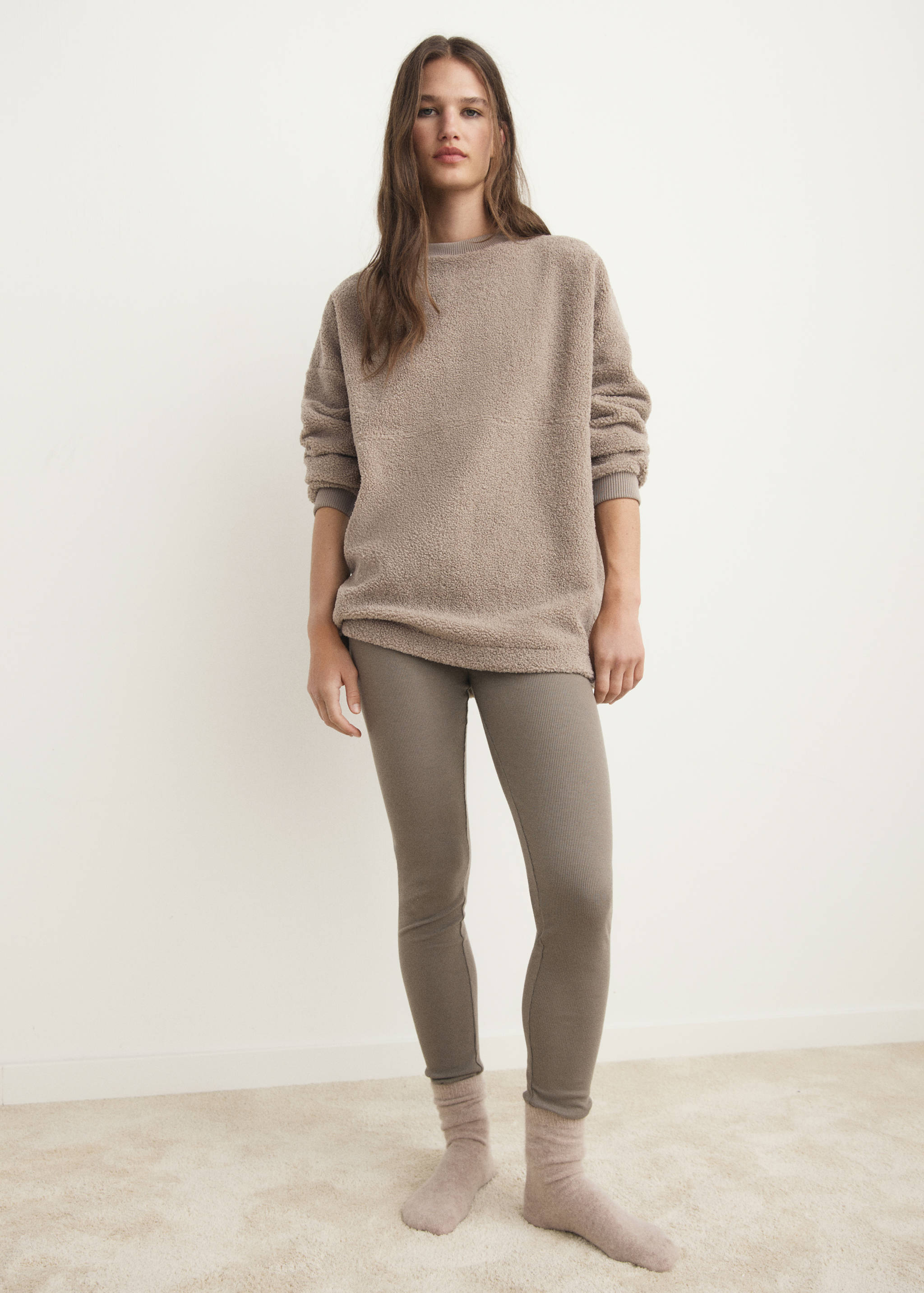 Shearling pyjama sweatshirt - General plane