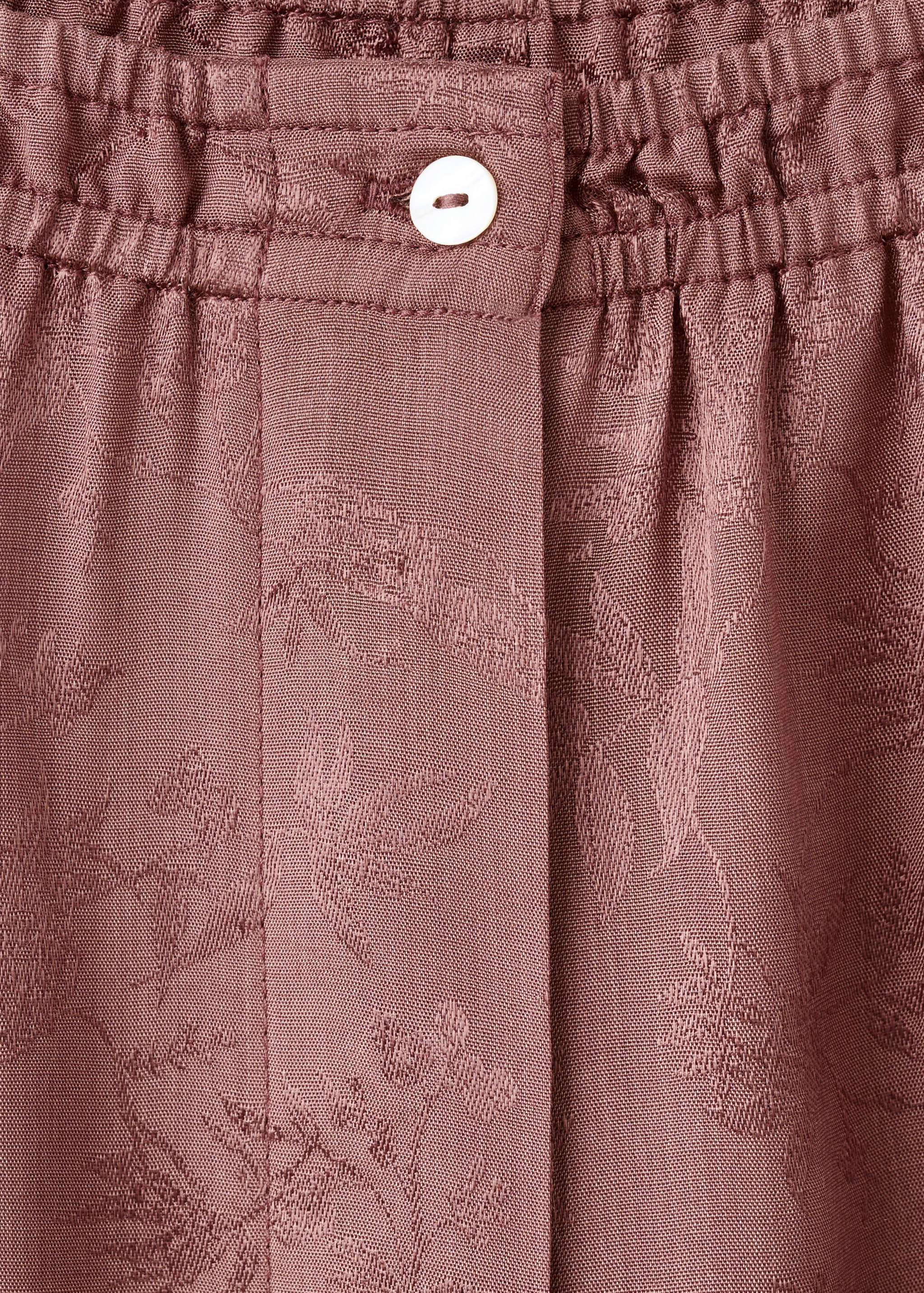 Pantalon de pyjama en satin jacquard - Détail de l'article 8