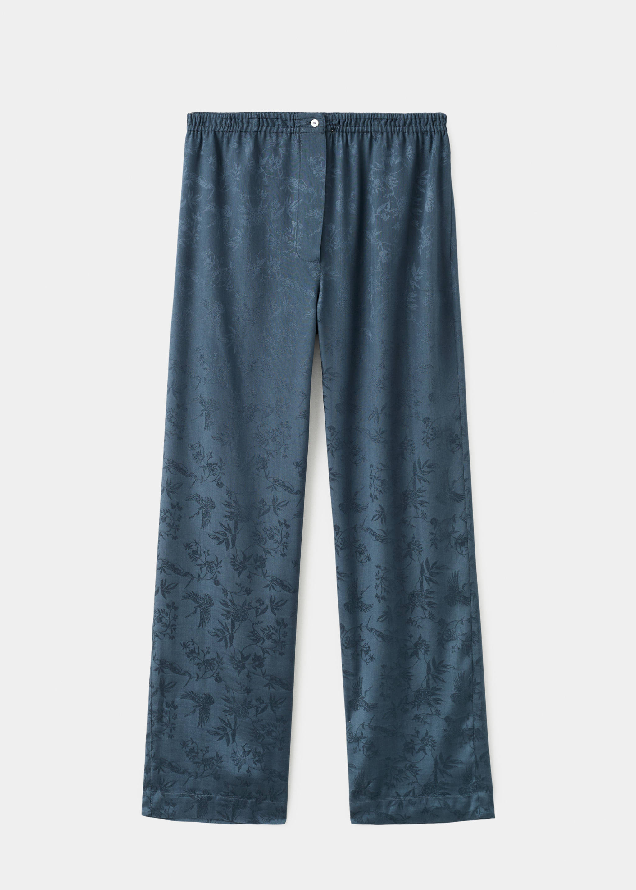 Pantalon de pyjama en satin jacquard - Article sans modèle
