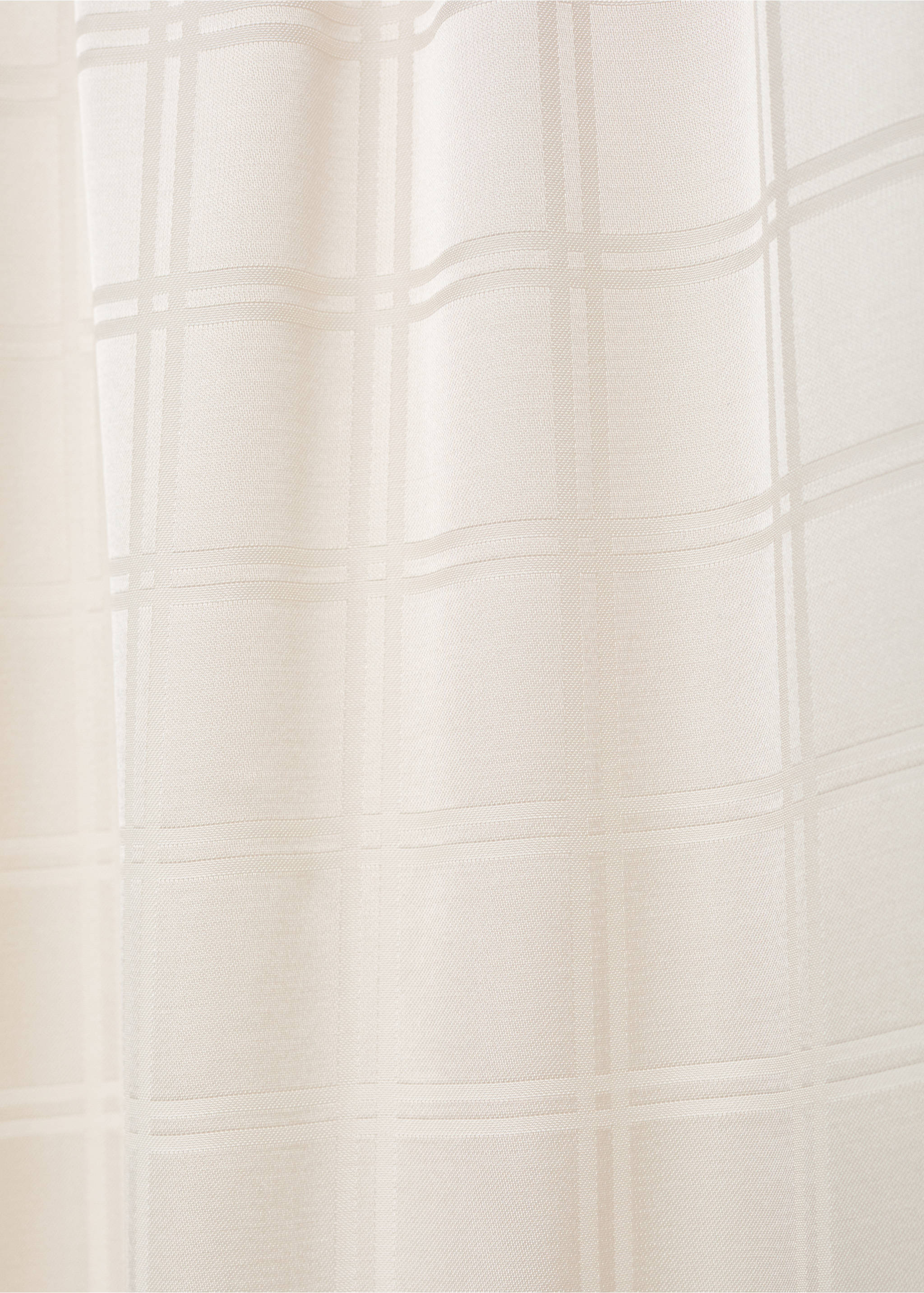 Pantalon pyjama carreaux rayonne - Détail de l'article 0, Ivoire. Ref: 17014111-00.