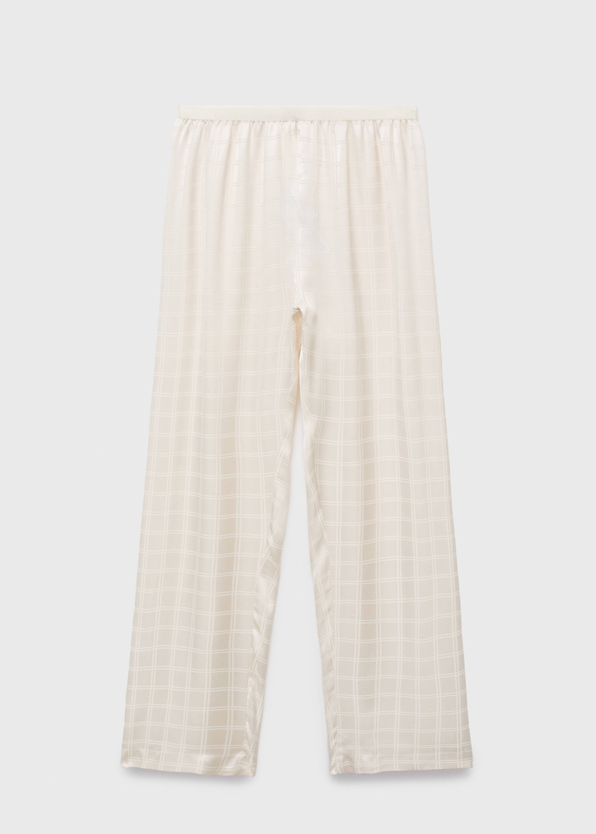 Pyjamahose mit Karomuster aus Rayon - Artikel ohne Model