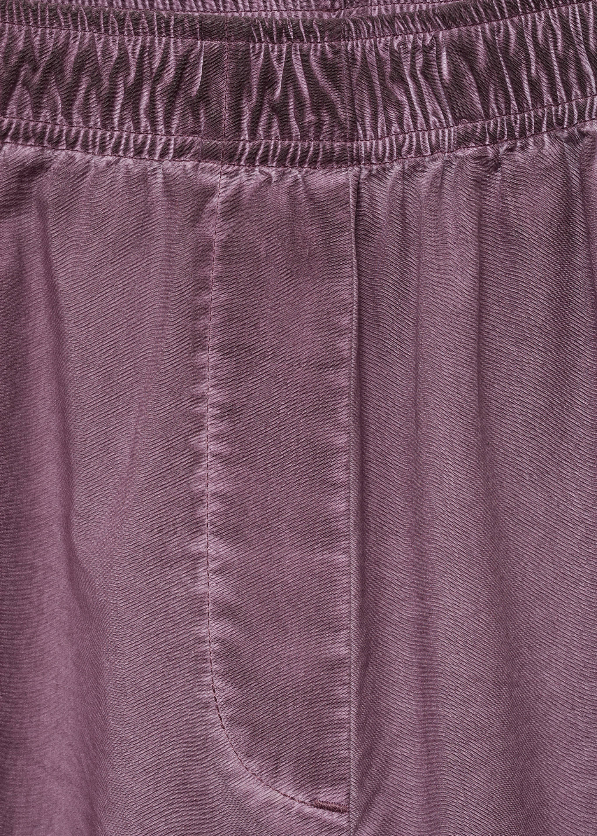 Garment-dyed cotton long trousers - Details of the article 8