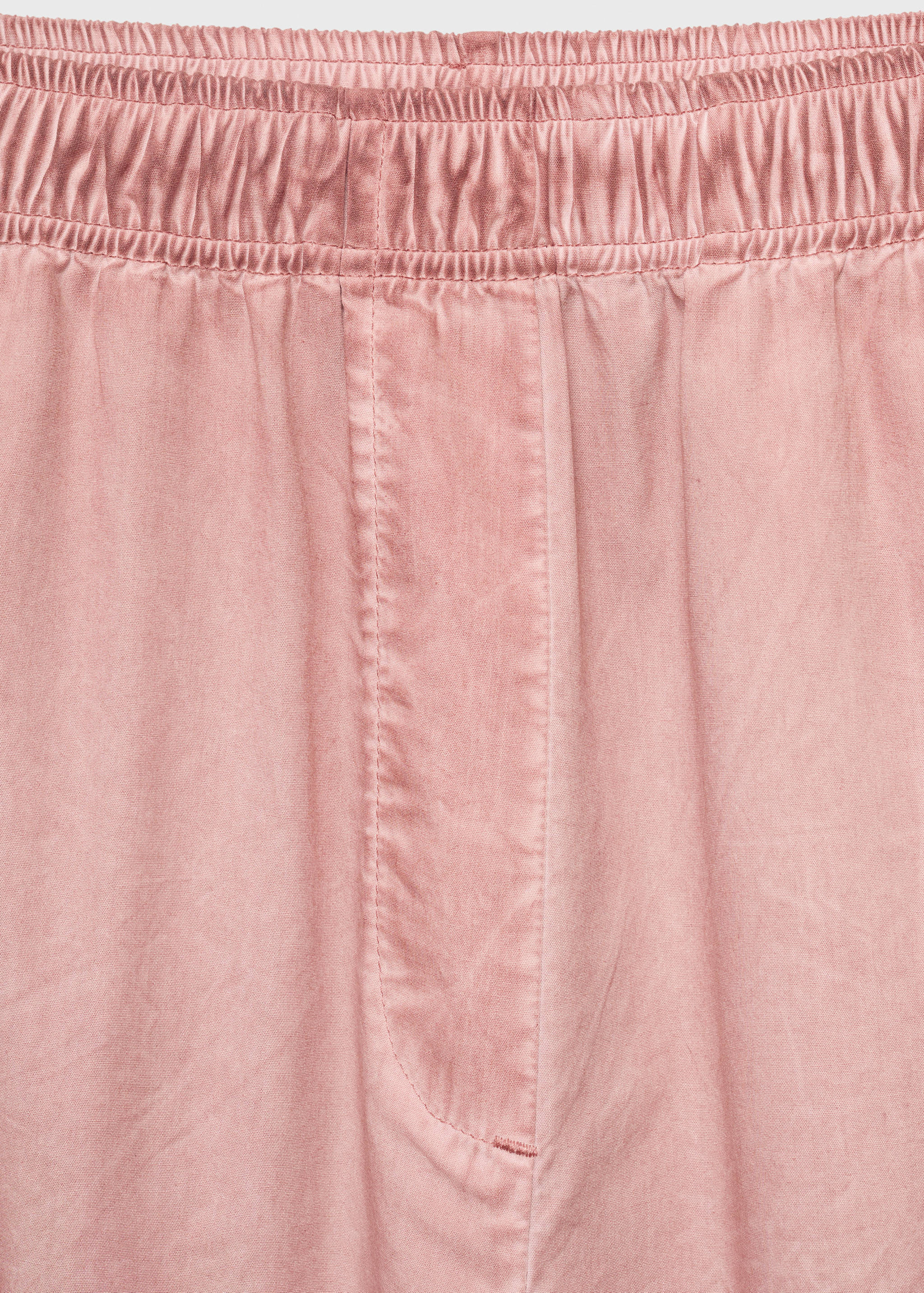 Garment-dyed cotton long trousers - Details of the article 8