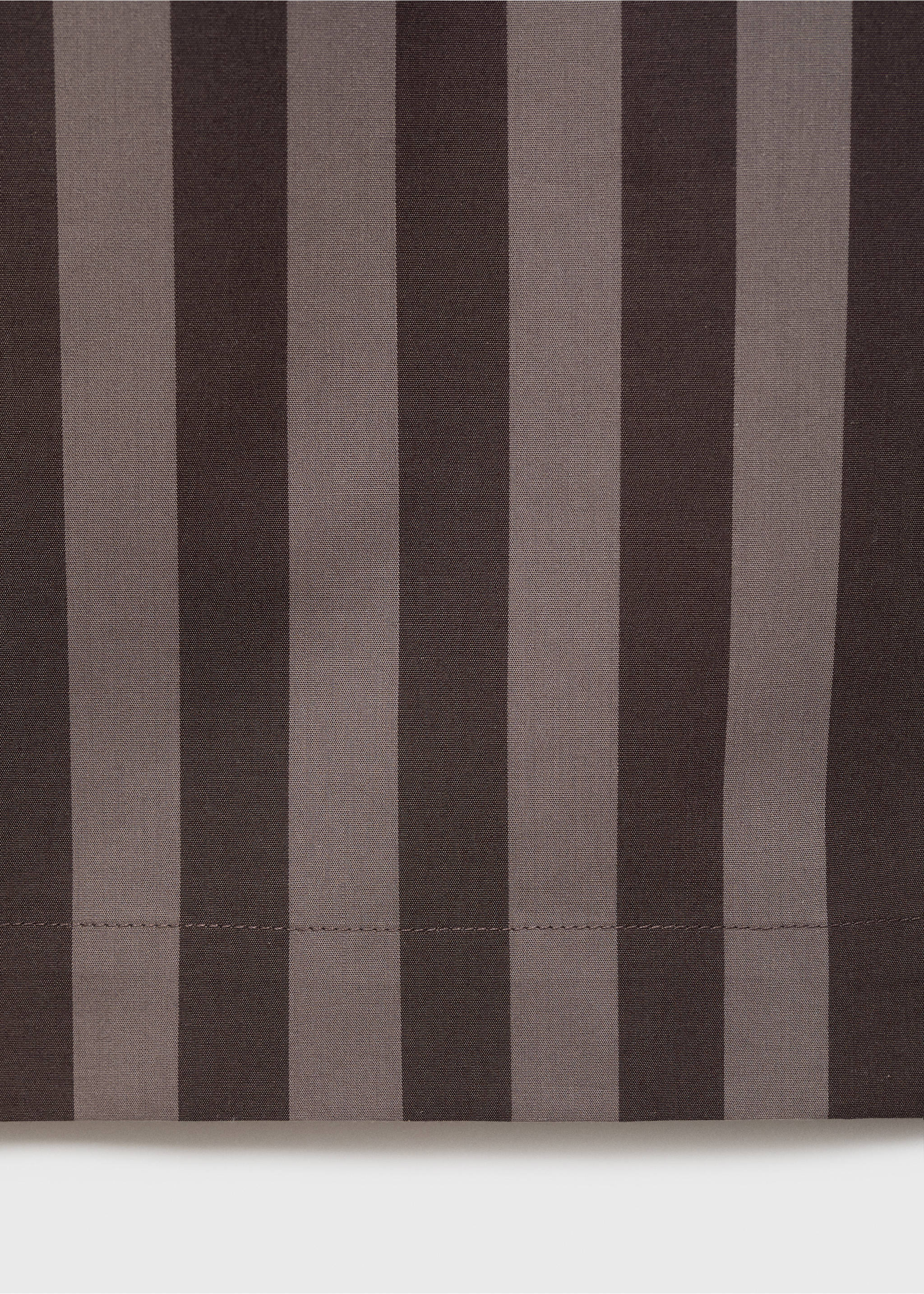 Woven striped pyjama trousers - Details of the article 0, Brown. Ref: 17014113-00.