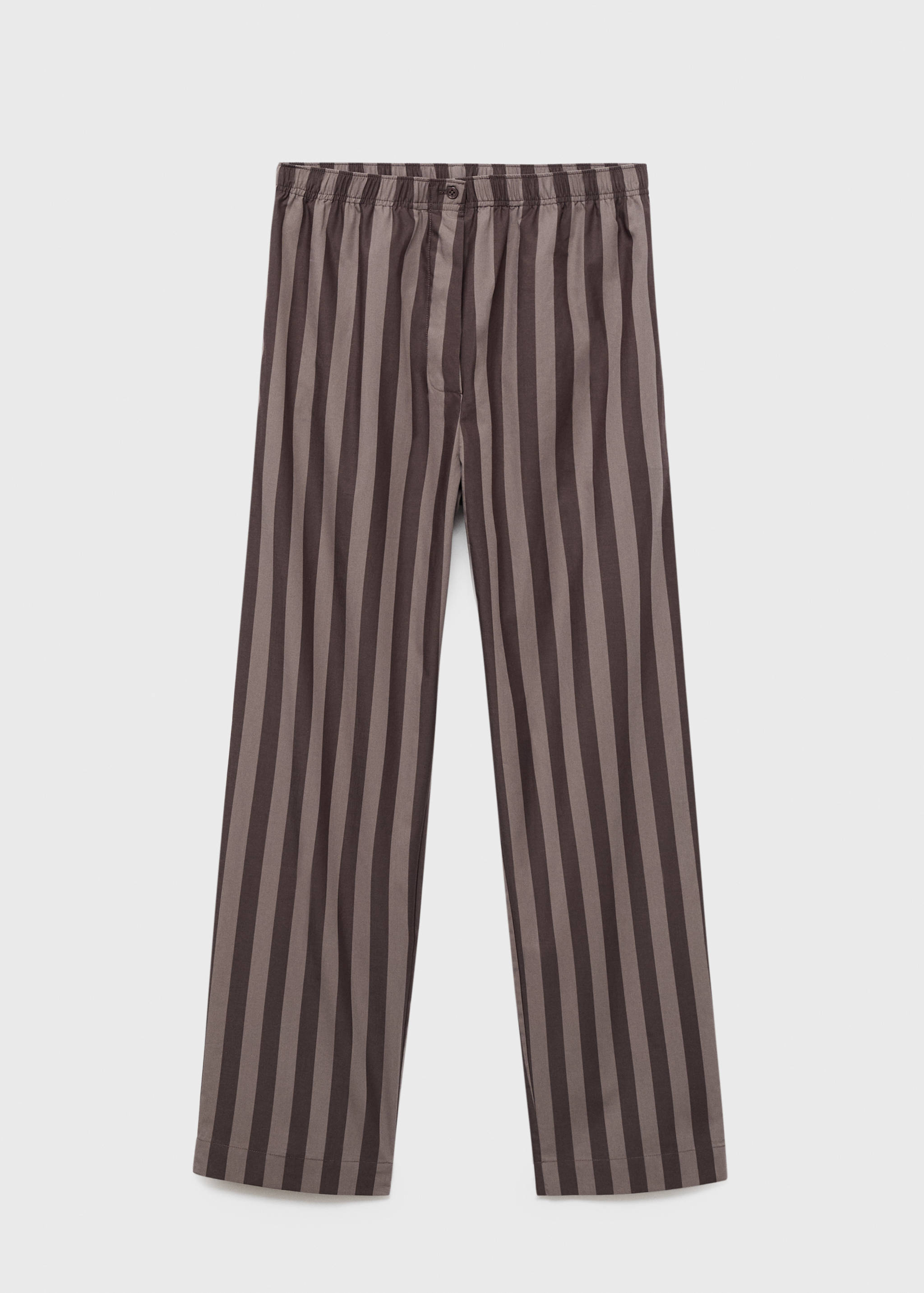 Pyjamahose mit gewebtem Streifen - Artikel ohne Model