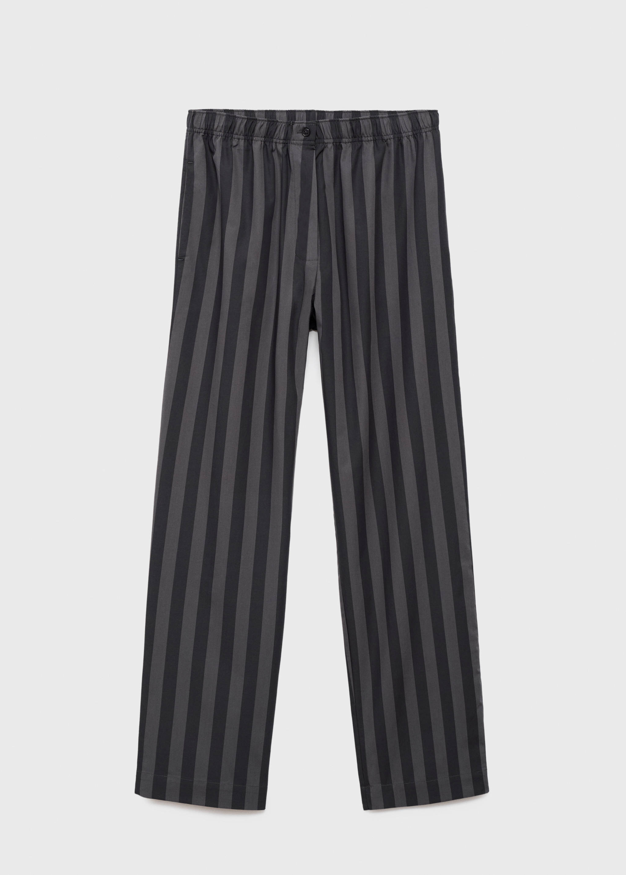 Pyjamahose mit gewebtem Streifen - Artikel ohne Model