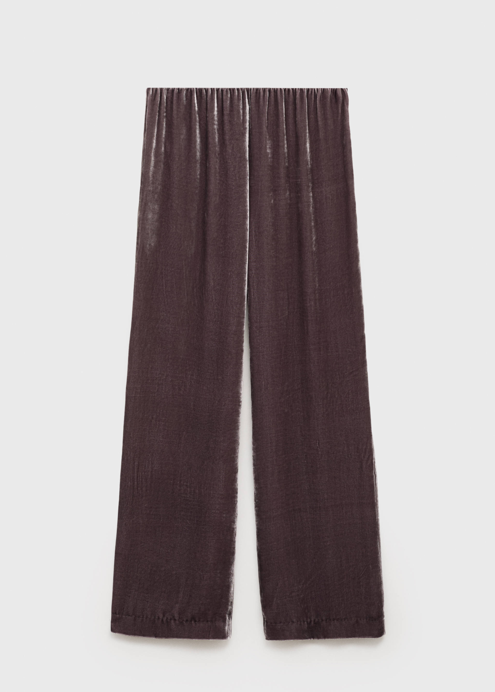 Silk velvet trousers - Article without model