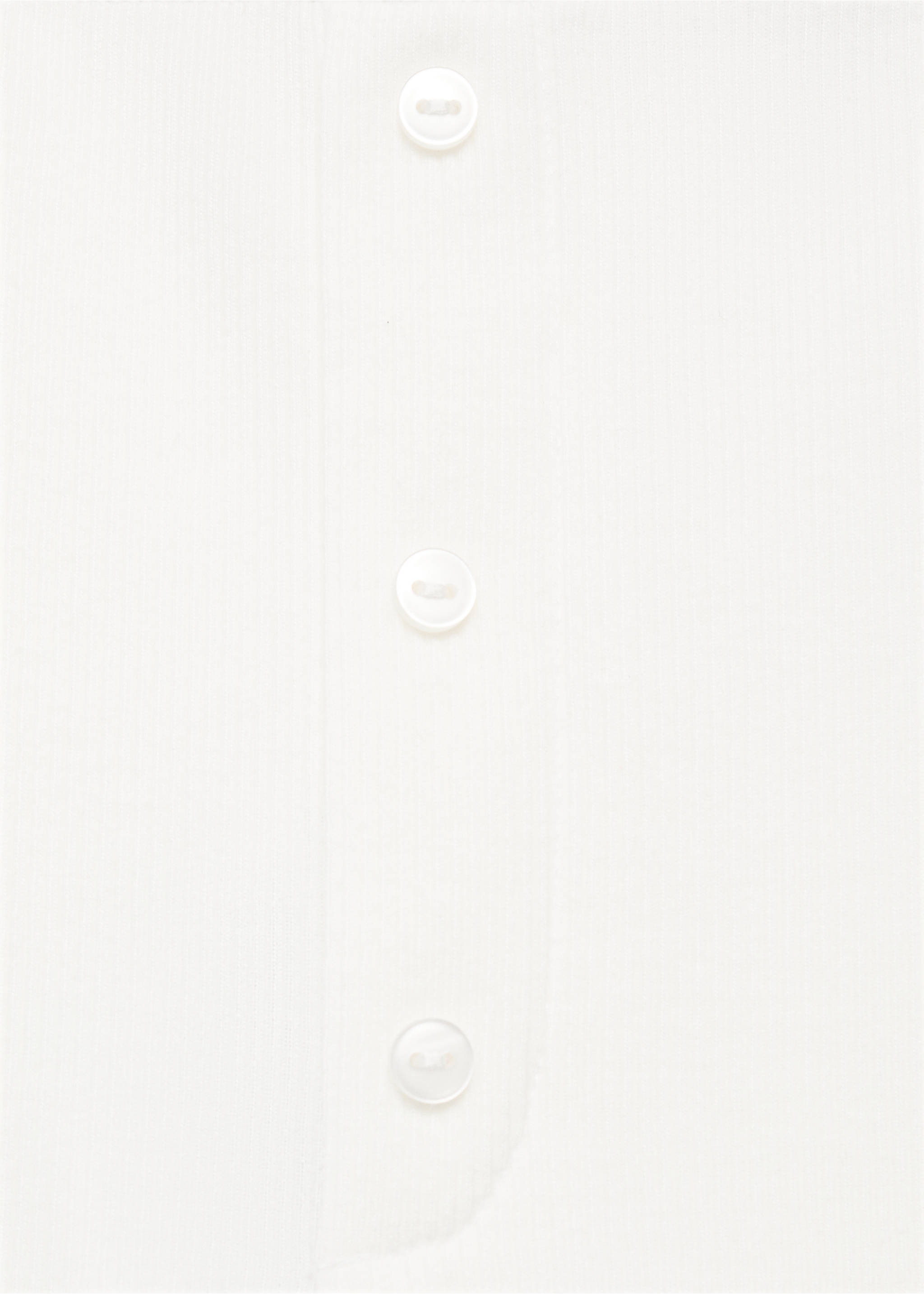 Long rib-knit trousers - Details of the article 8, Ivory White. Ref: 17014115-00.