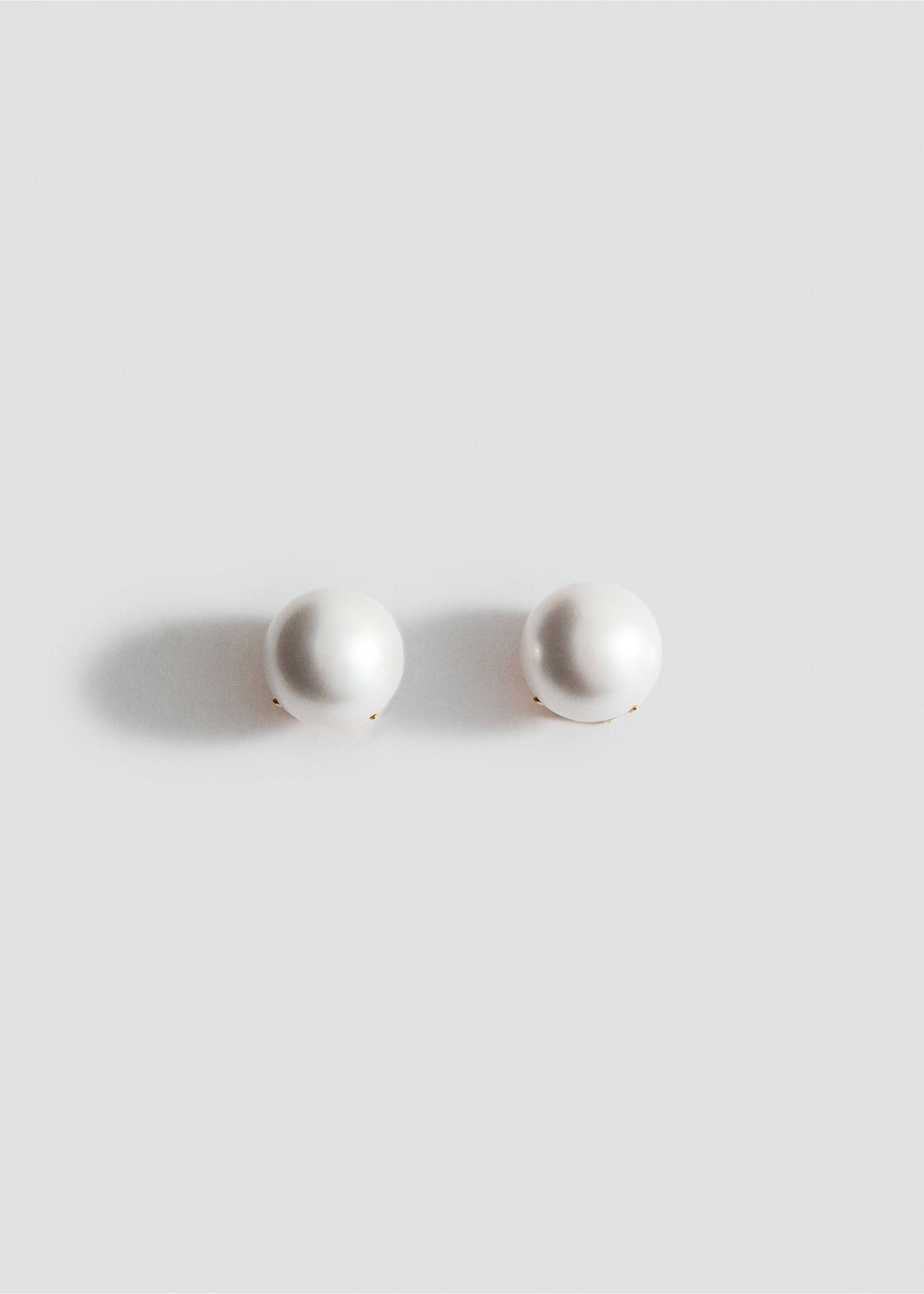 Pearl earrings - Article without model, White. Ref: 17014124-00.