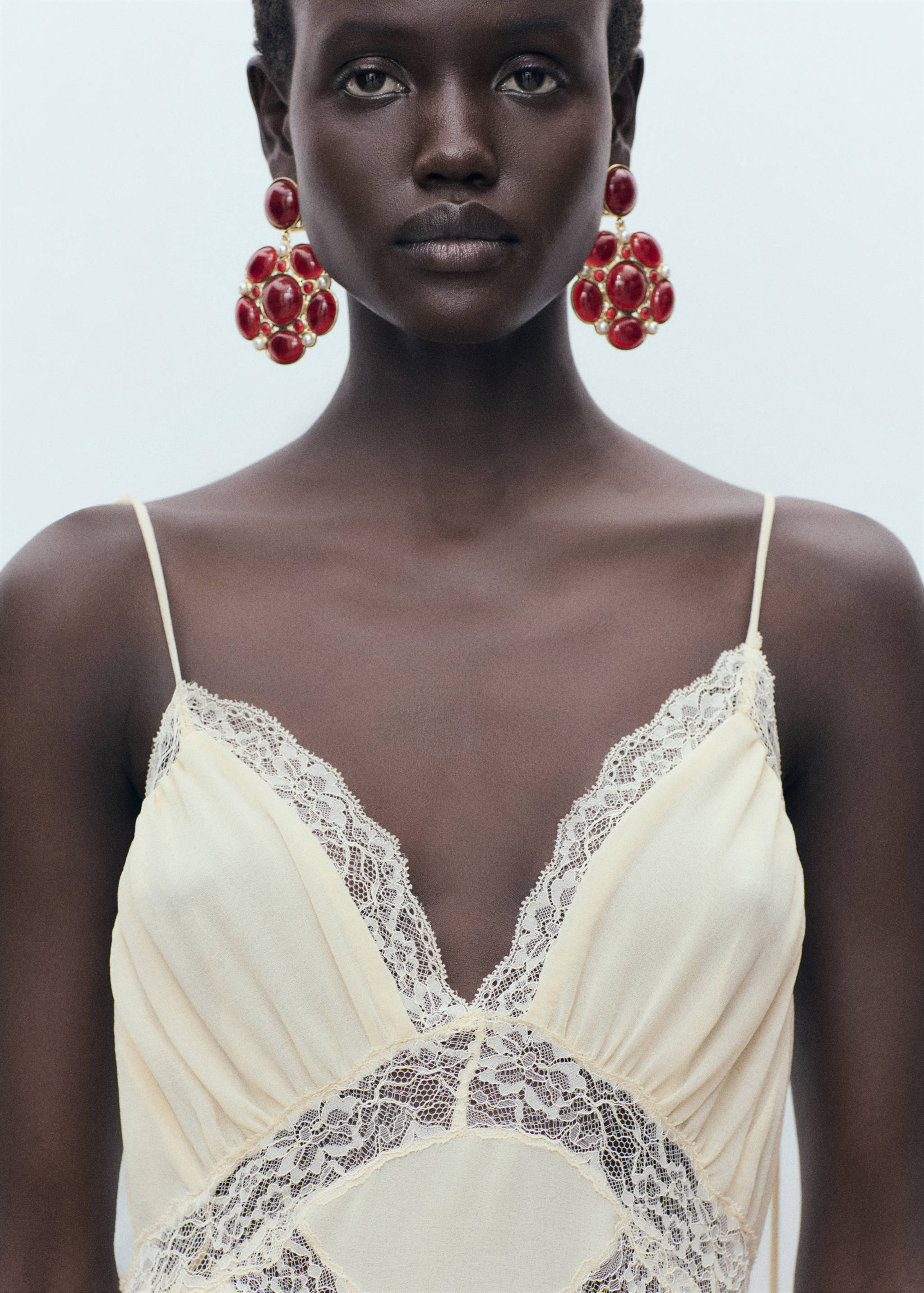 Ohrringe mit Resin-Applikationen - Allgemeine Ansicht