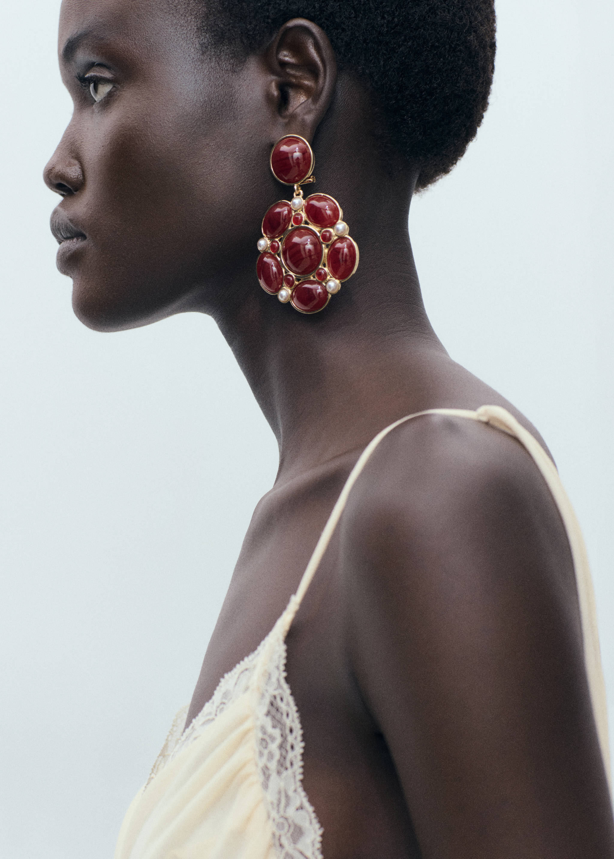 Ohrringe mit Resin-Applikationen - Detail des Artikels 9