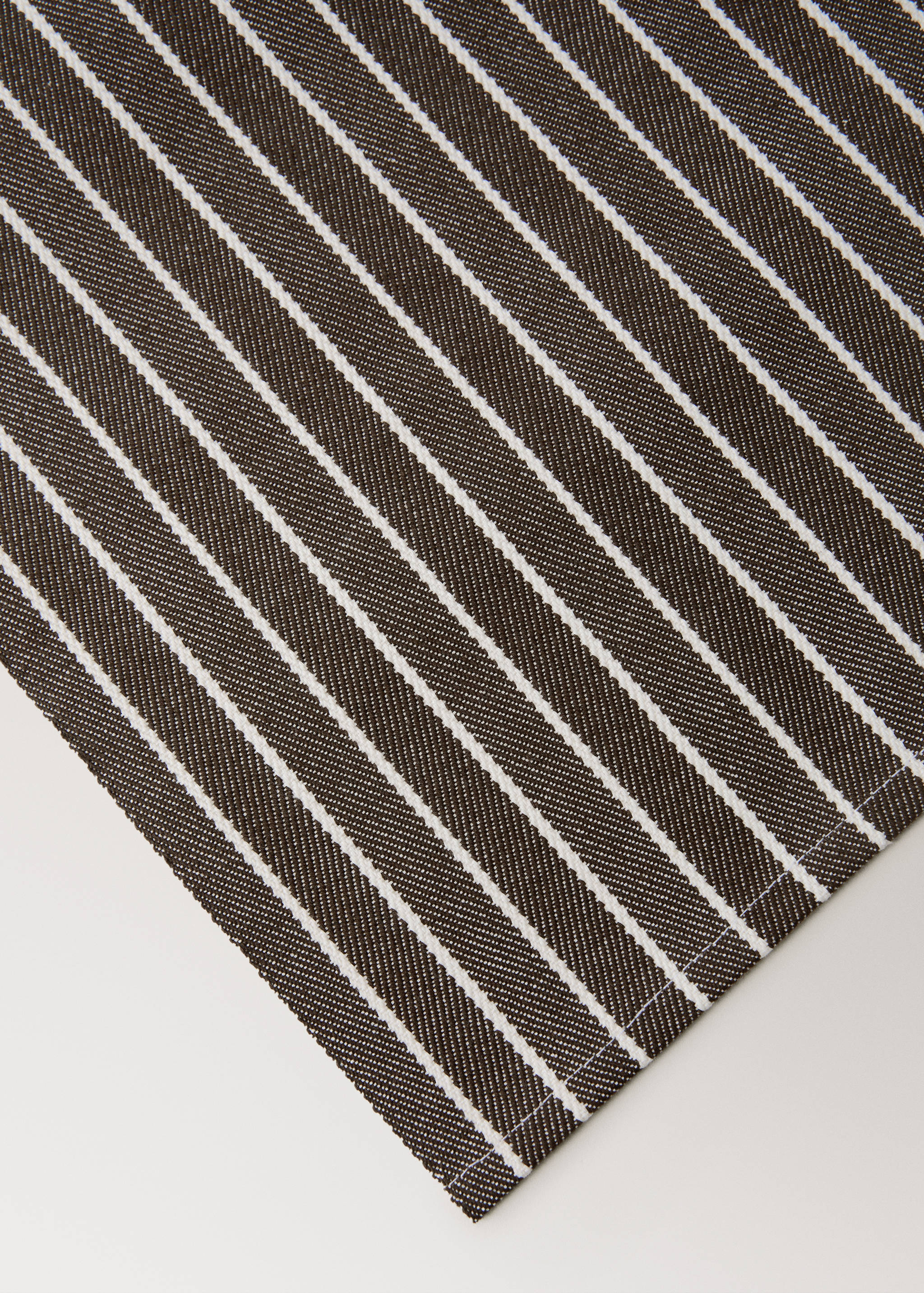 Cotton striped placemats - Details of the article 1