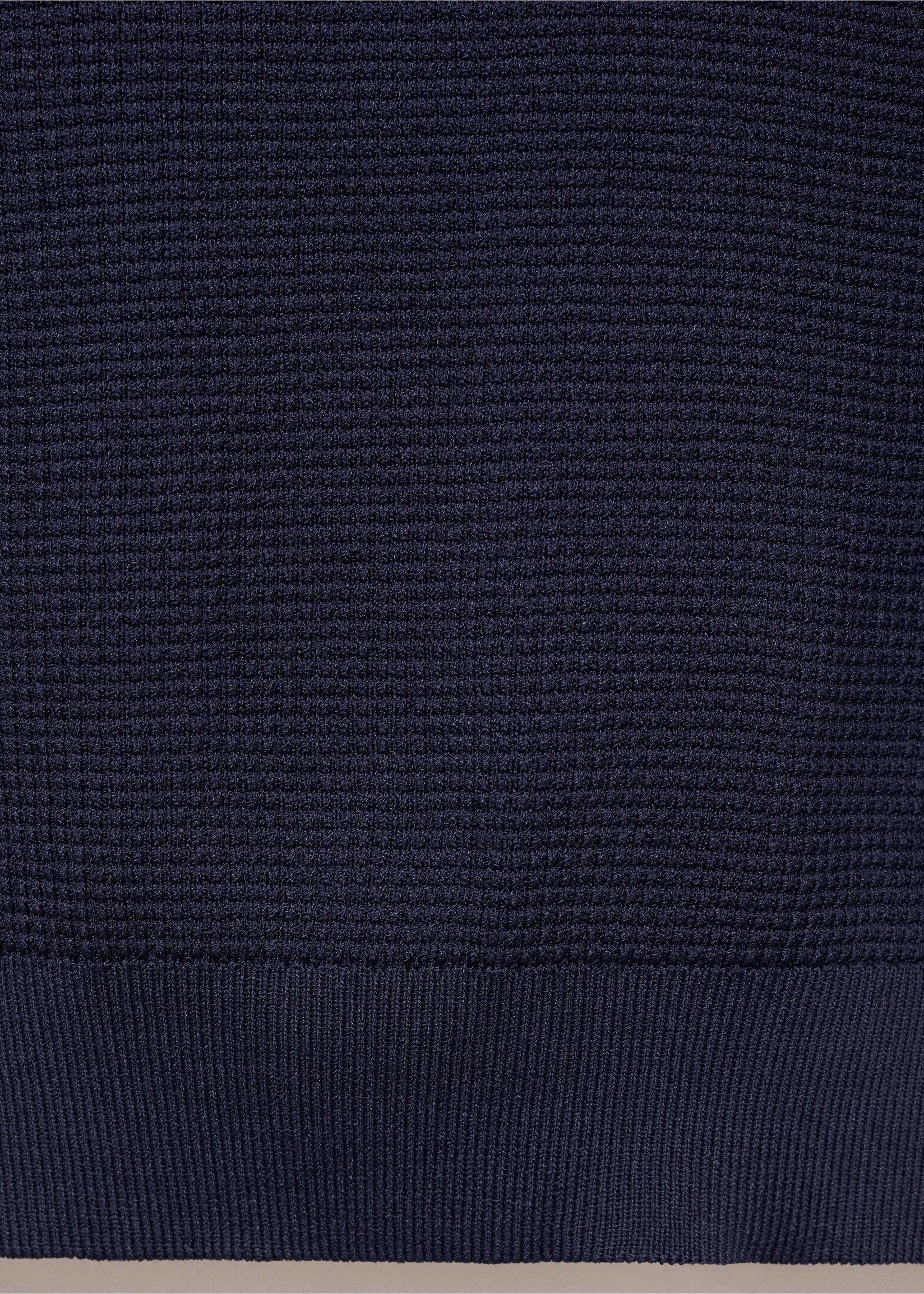 Shirt collar sweater - Details of the article 0, Dark Navy. Ref: 17014140-00.
