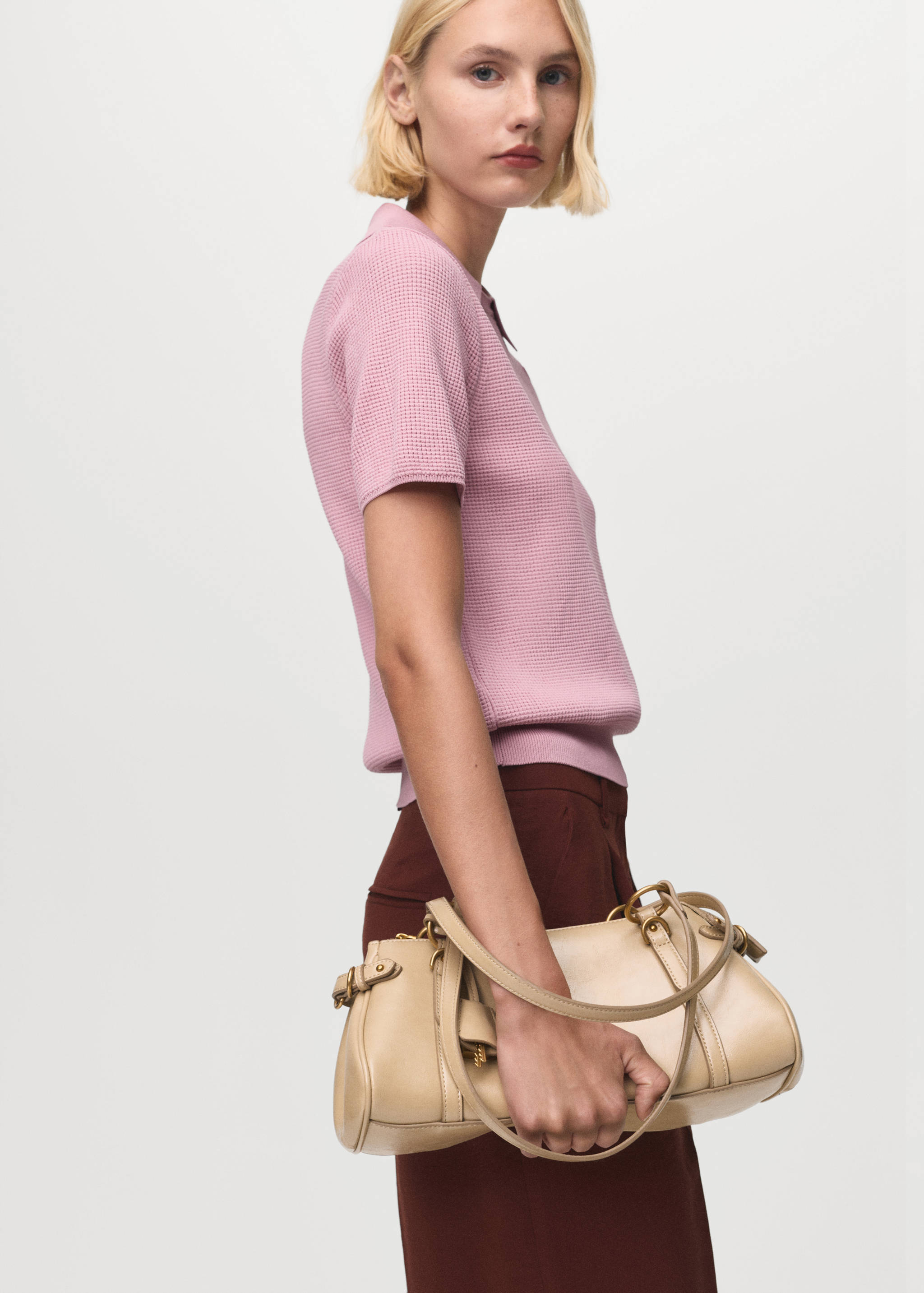 Shirt collar sweater - Medium plane