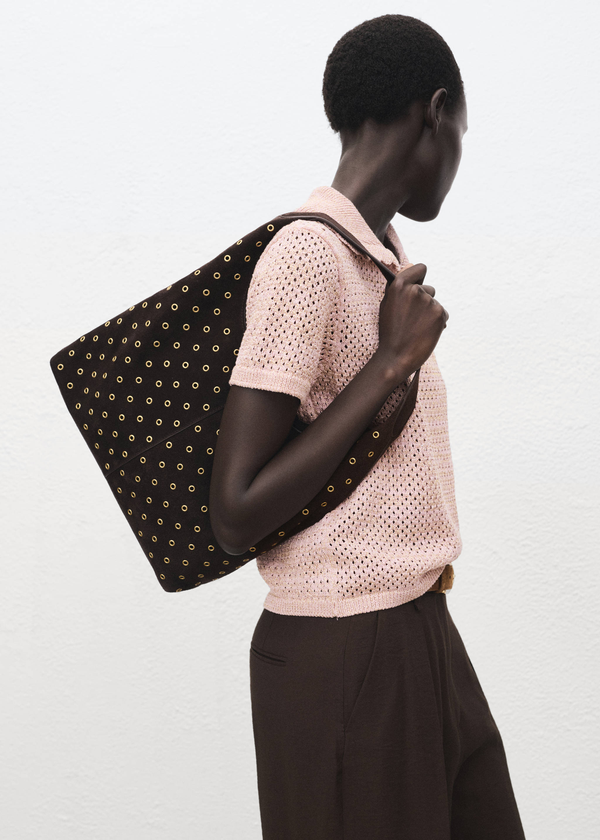 Häkelpullover aus Lurex - Detail des Artikels 1