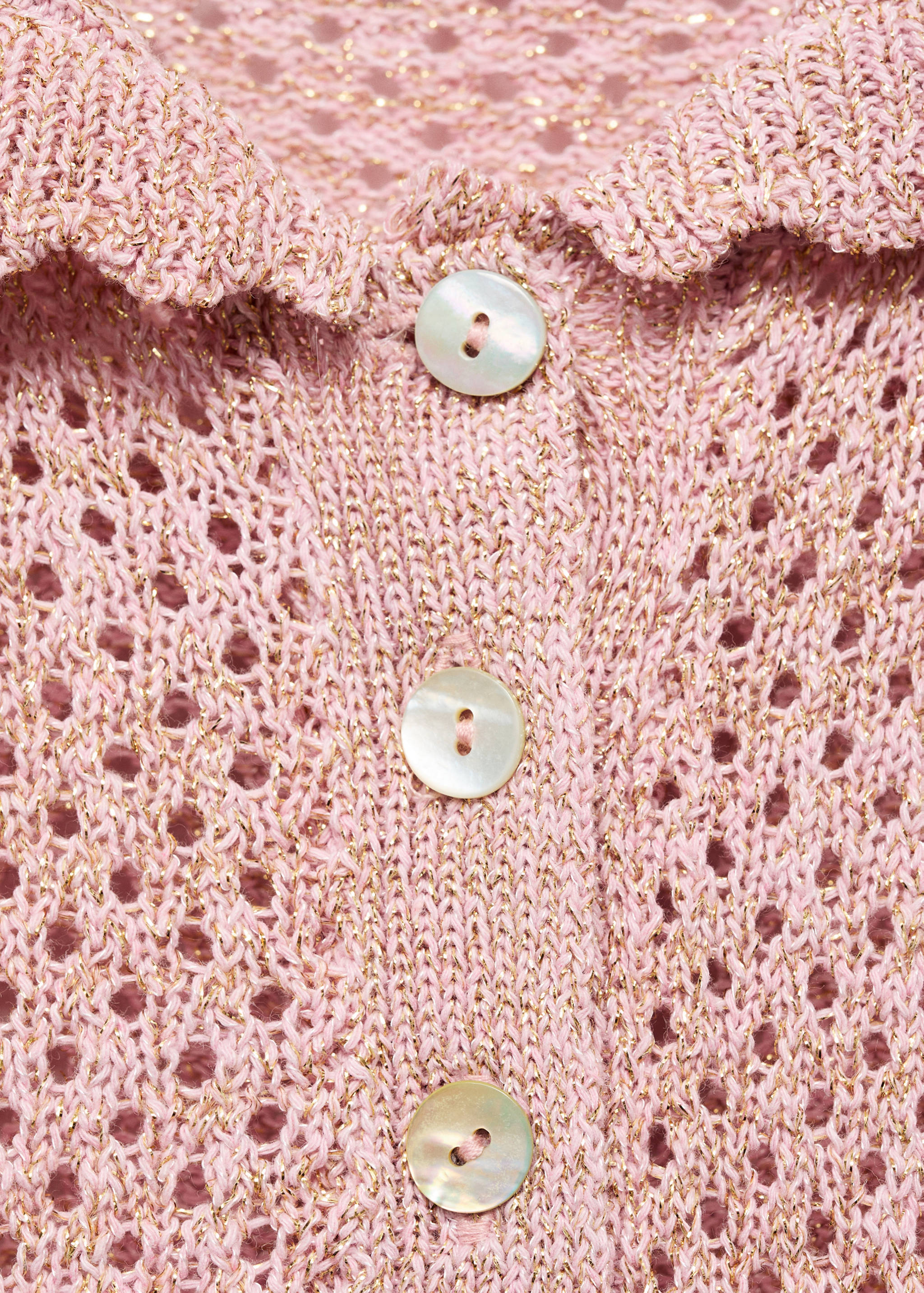 Häkelpullover aus Lurex - Detail des Artikels 8