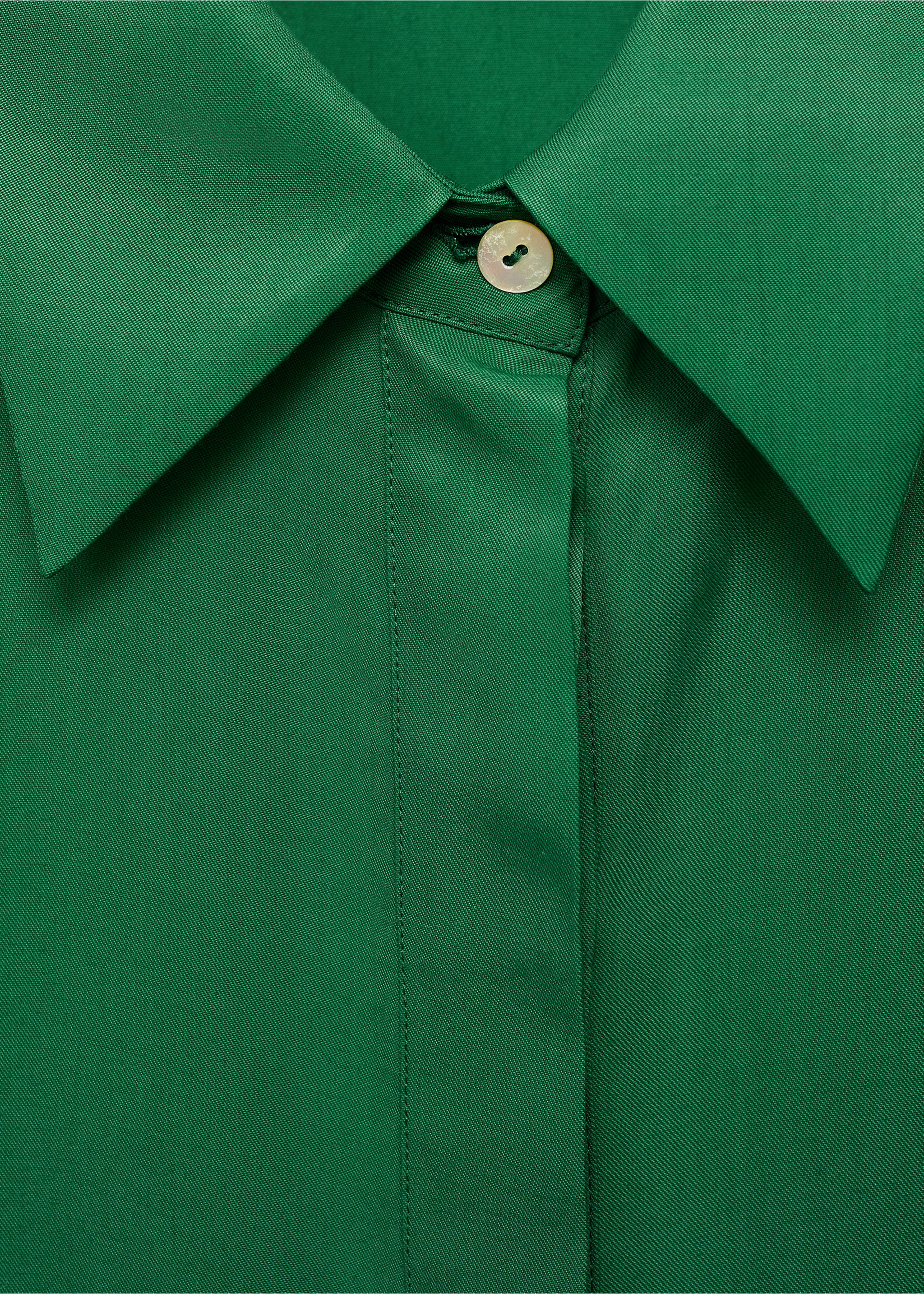 Robe chemise Lyocell - Détail de l'article 0, Vert. Ref: 17014147-00.