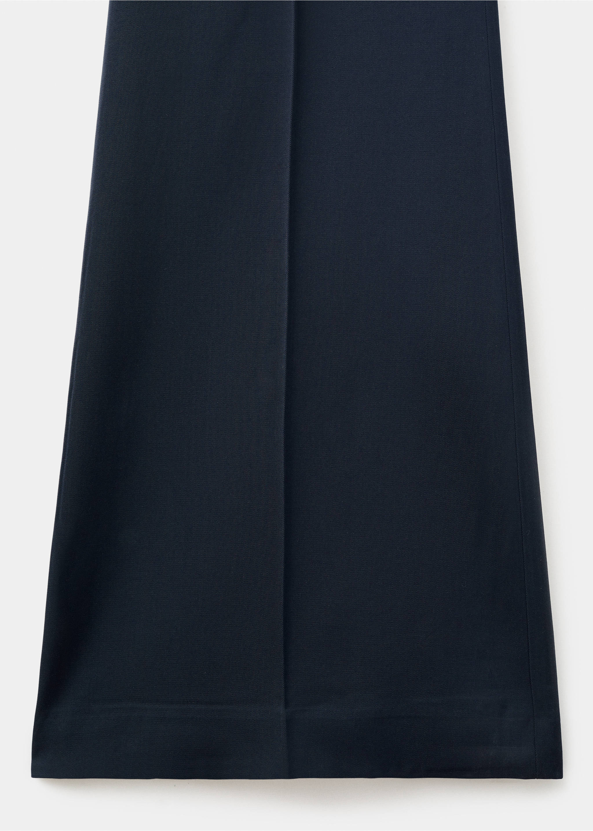 Long flared trousers - Details of the article 0, Navy. Ref: 17014149-00.