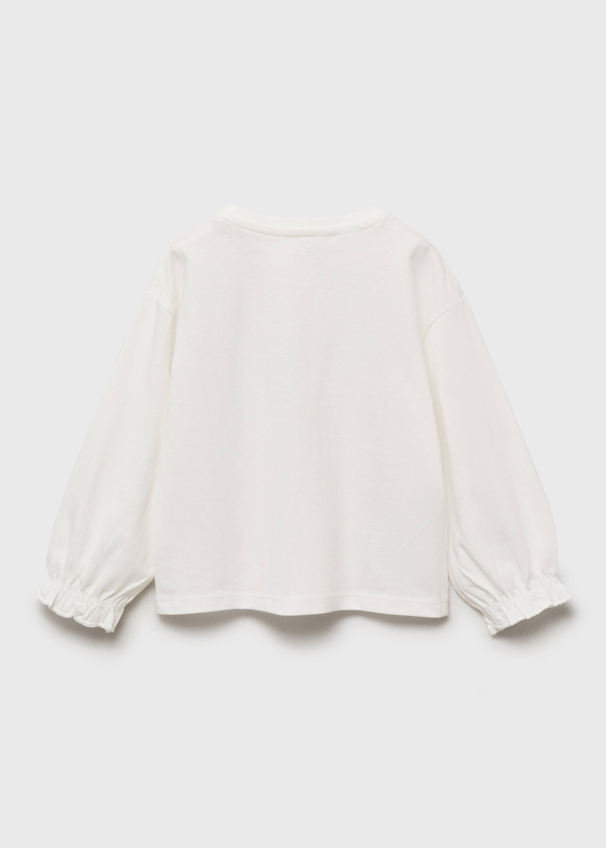 T-shirt coton broderie enfant - Verso de l’article