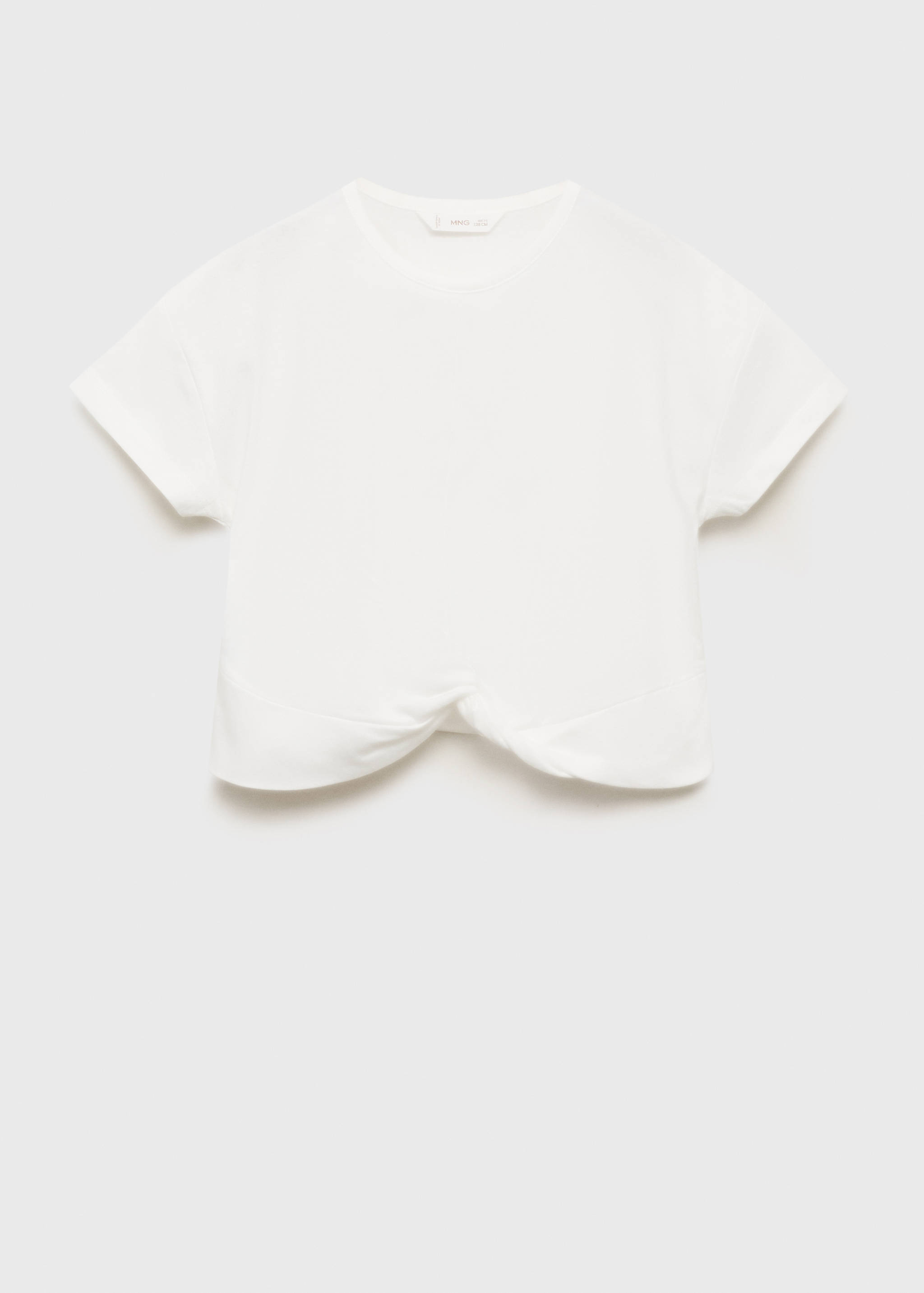 Knot cotton t-shirt - Article without model