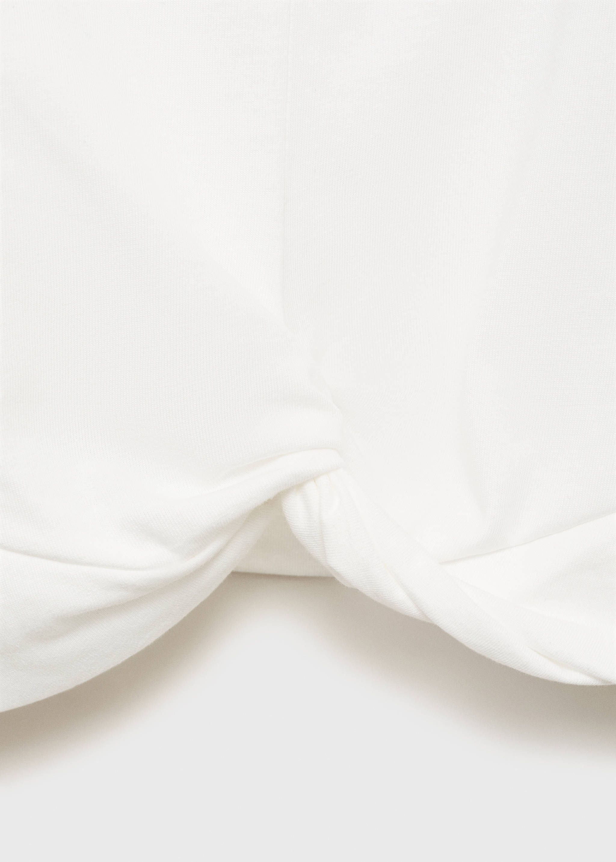 Knot cotton t-shirt - Details of the article 8