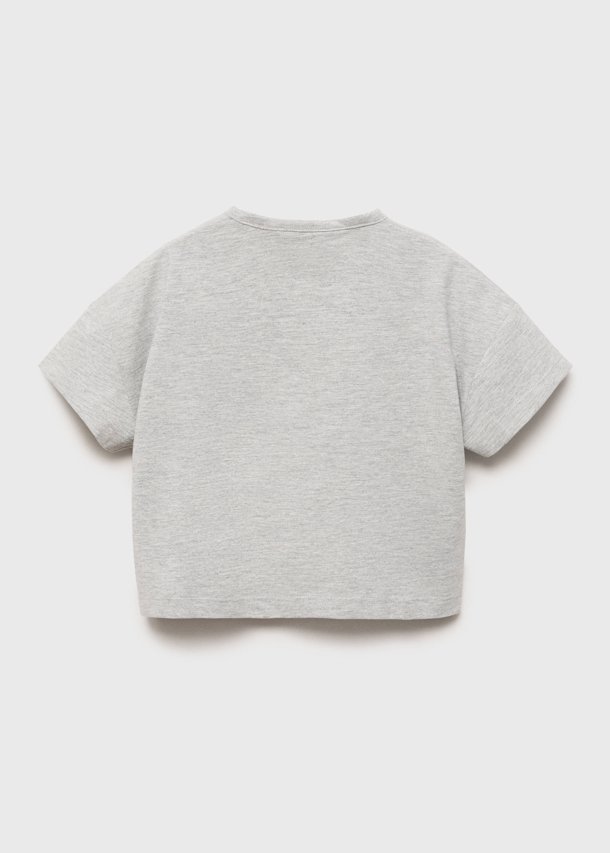 Knot cotton t-shirt - Reverse of the article