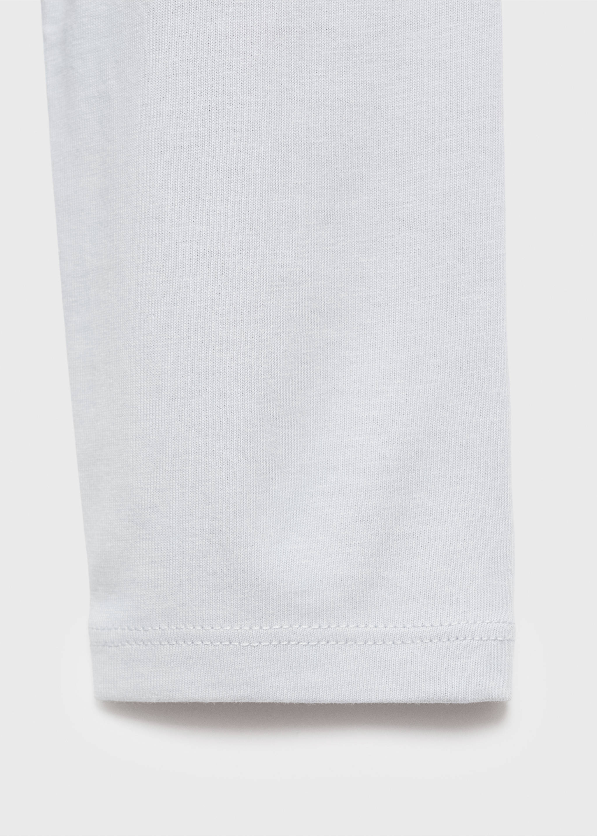 Chest-pocket printed T-shirt - Details of the article 0, Sky Blue. Ref: 17014431-00.