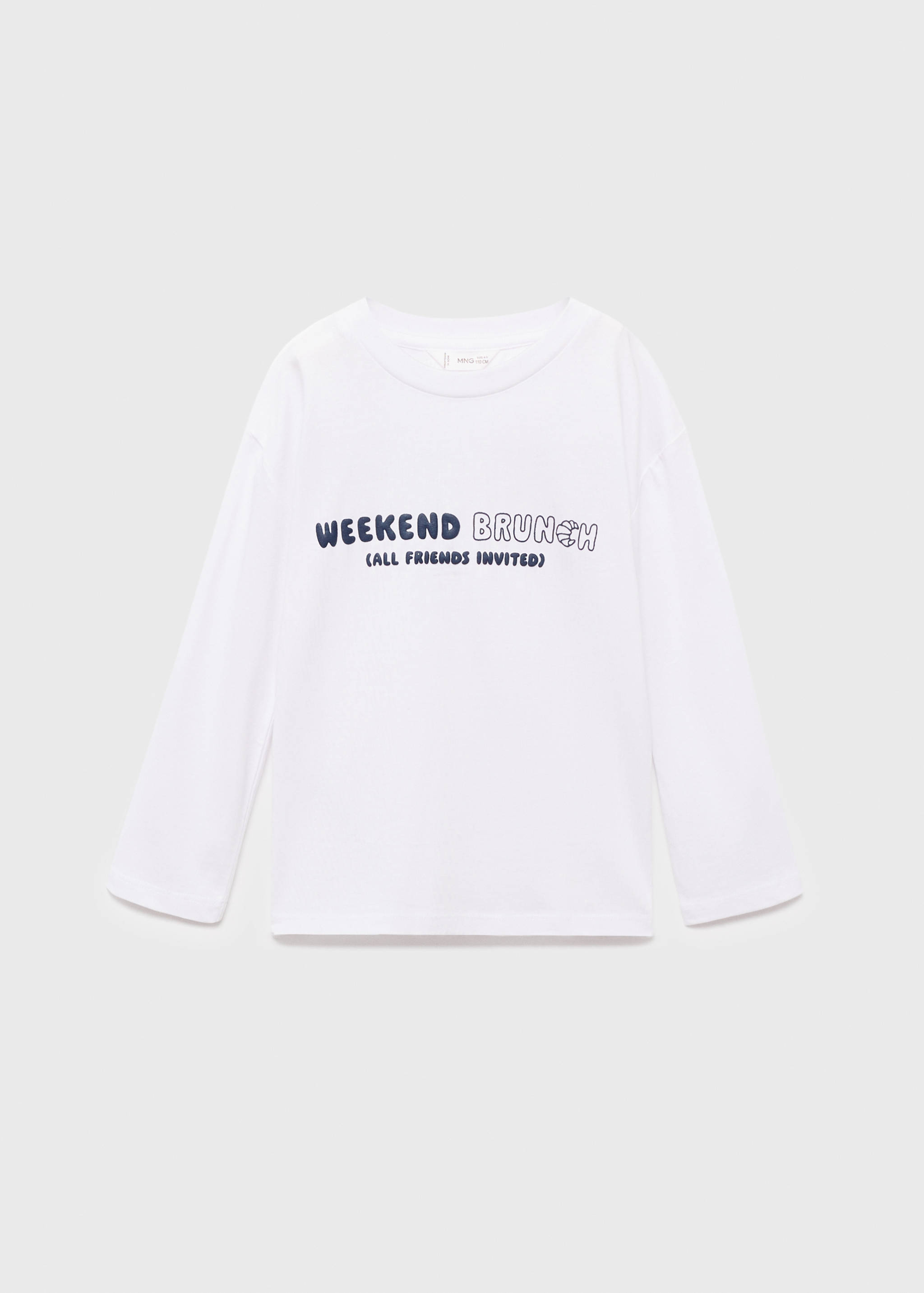 Embossed printed t-shirt - Article without model