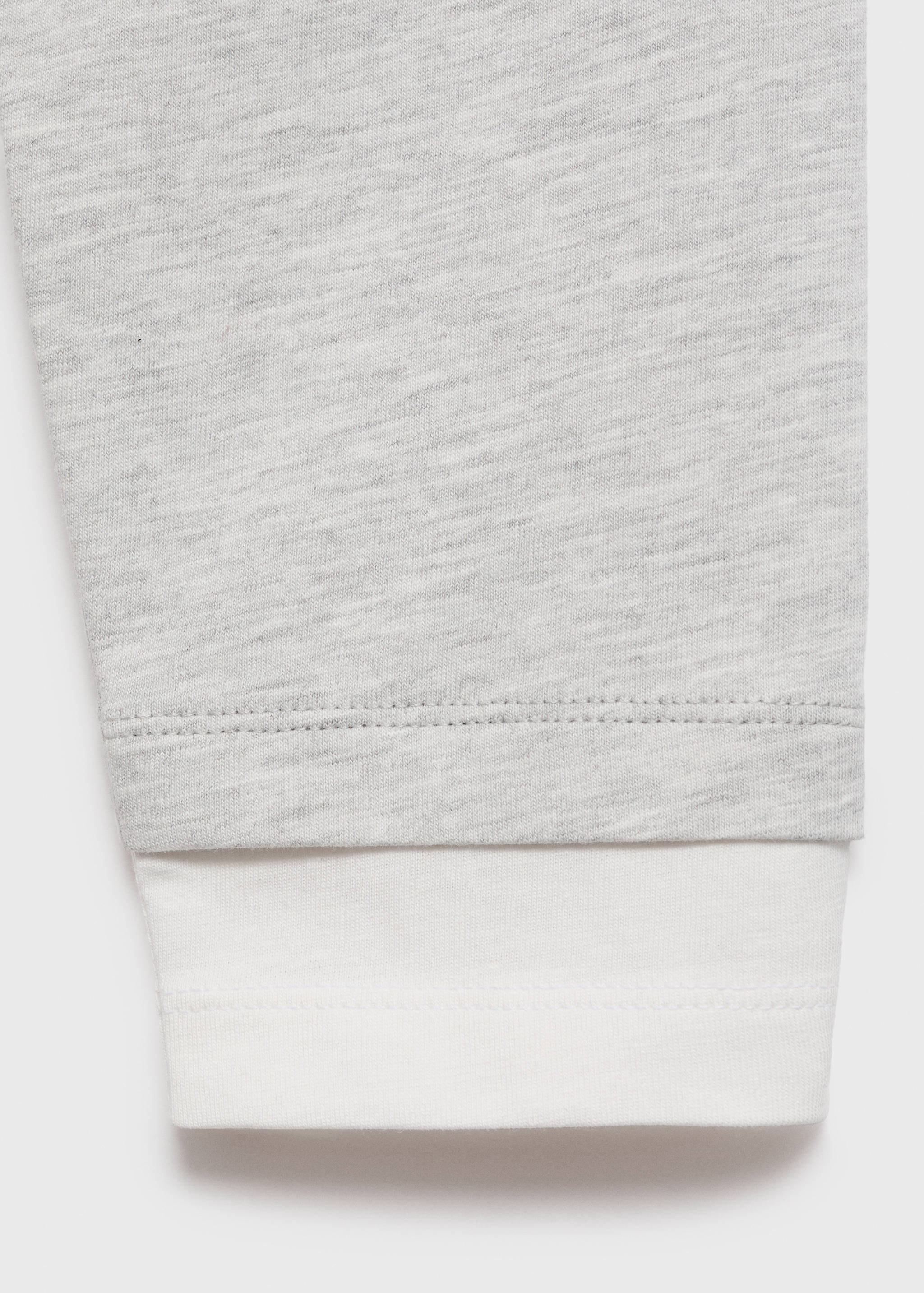 Cotton t-shirt with cut-out - Details of the article 0