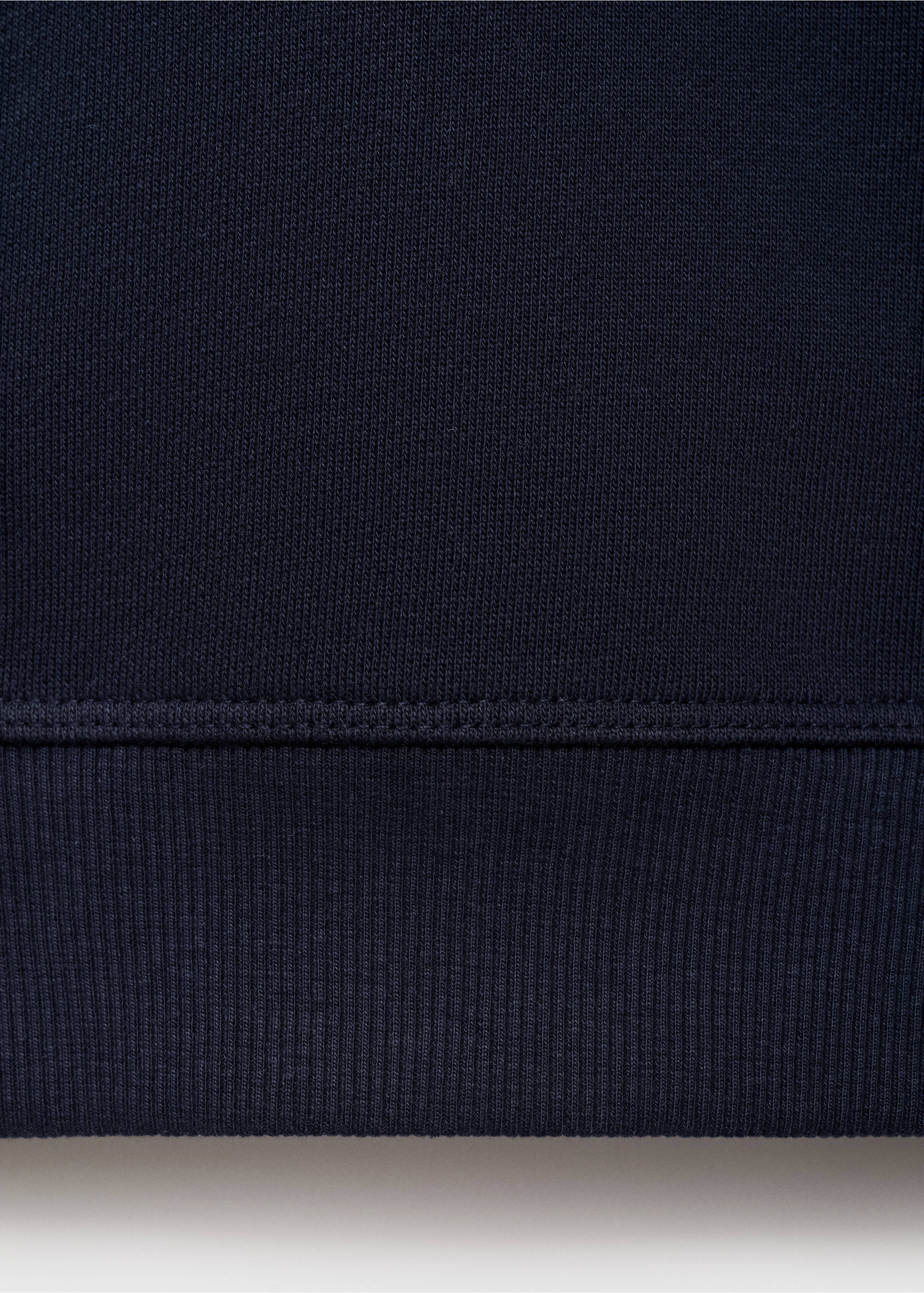 Printed cotton sweatshirt - Details of the article 0, Navy. Ref: 17014784-00.