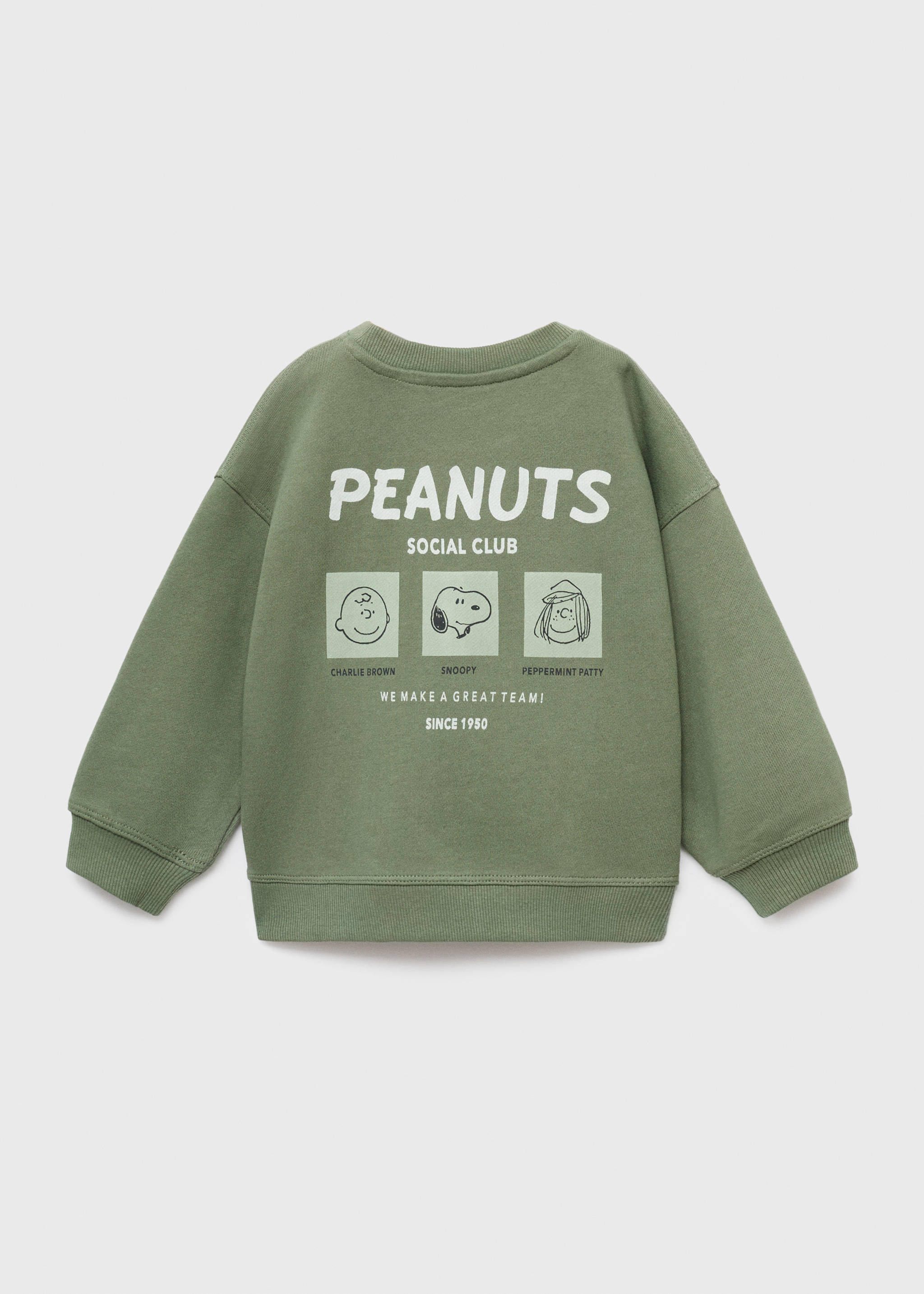 Embroidered Snoopy sweatshirt - Reverse of the article