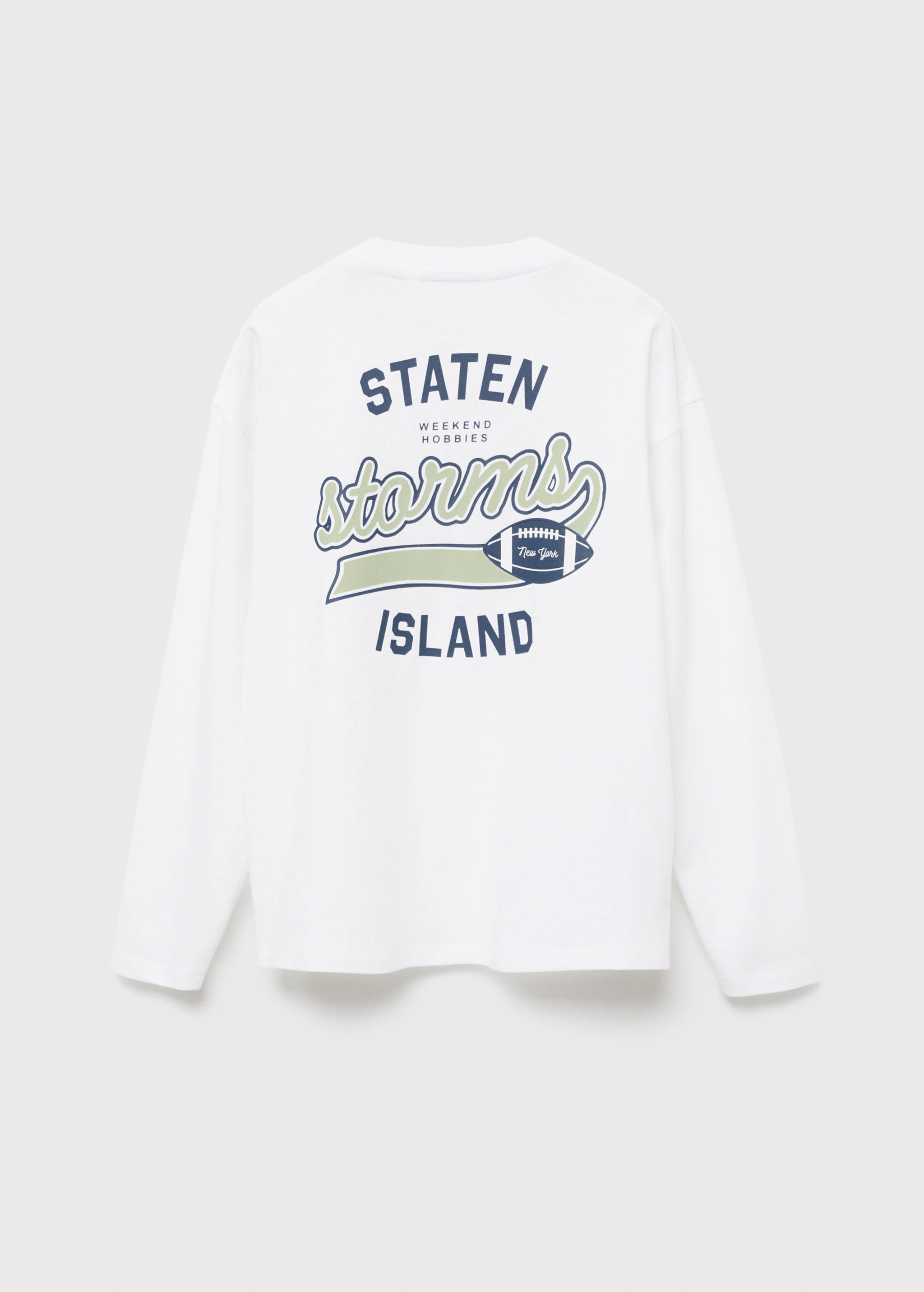 Printed long sleeve t-shirt - Reverse of the article