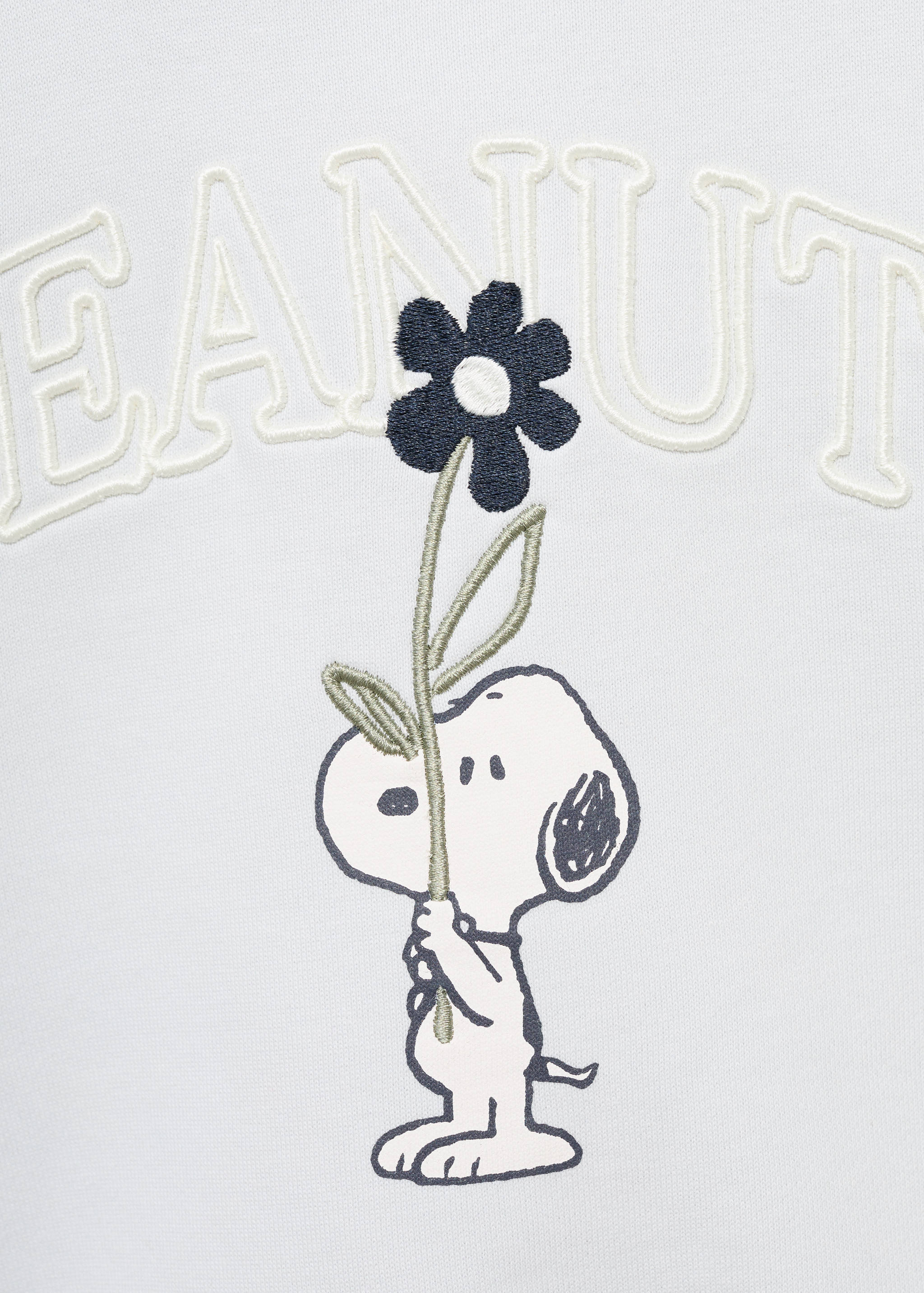 Embroidered Snoopy sweatshirt - Details of the article 8