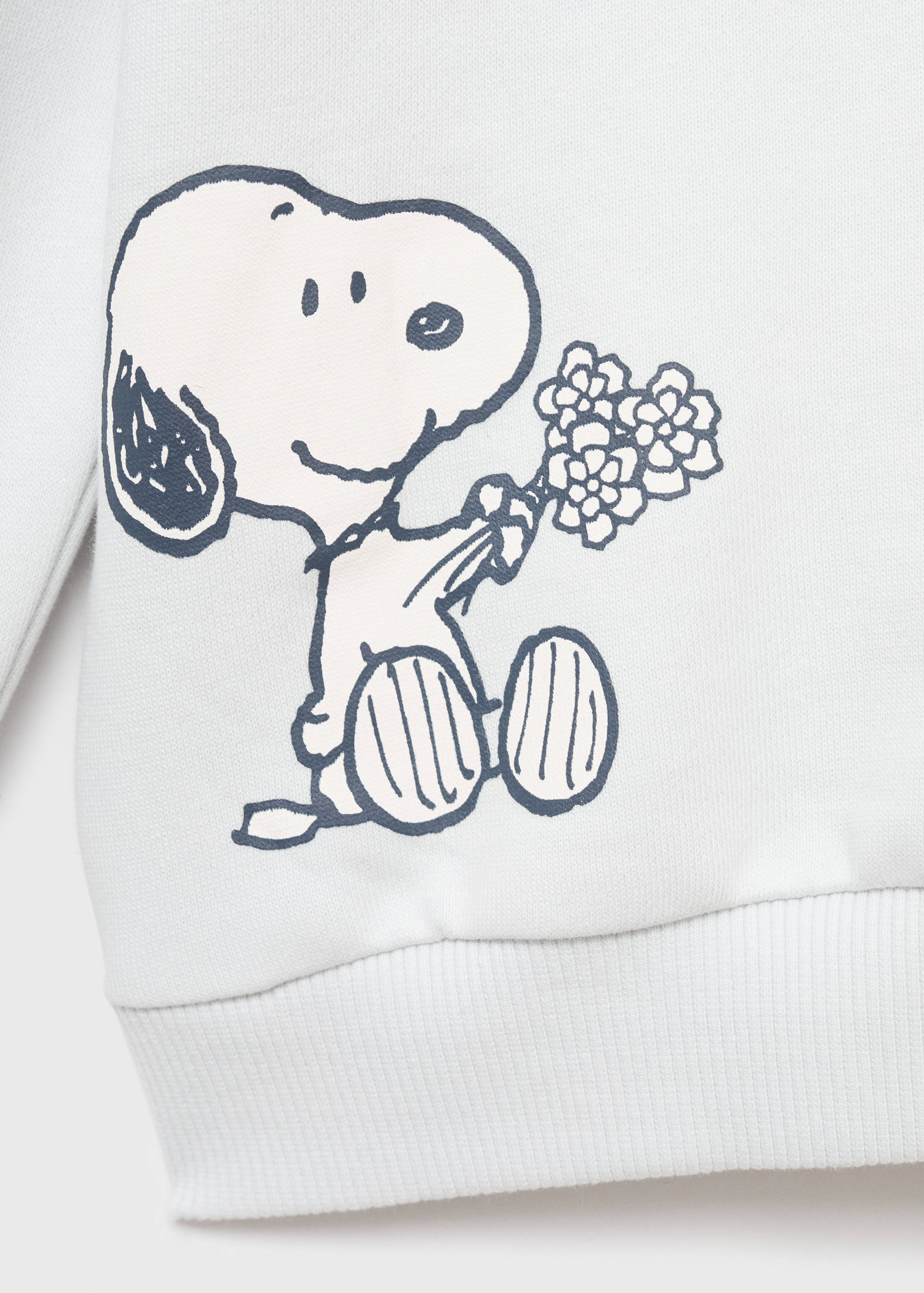 Embroidered Snoopy sweatshirt - Details of the article 0