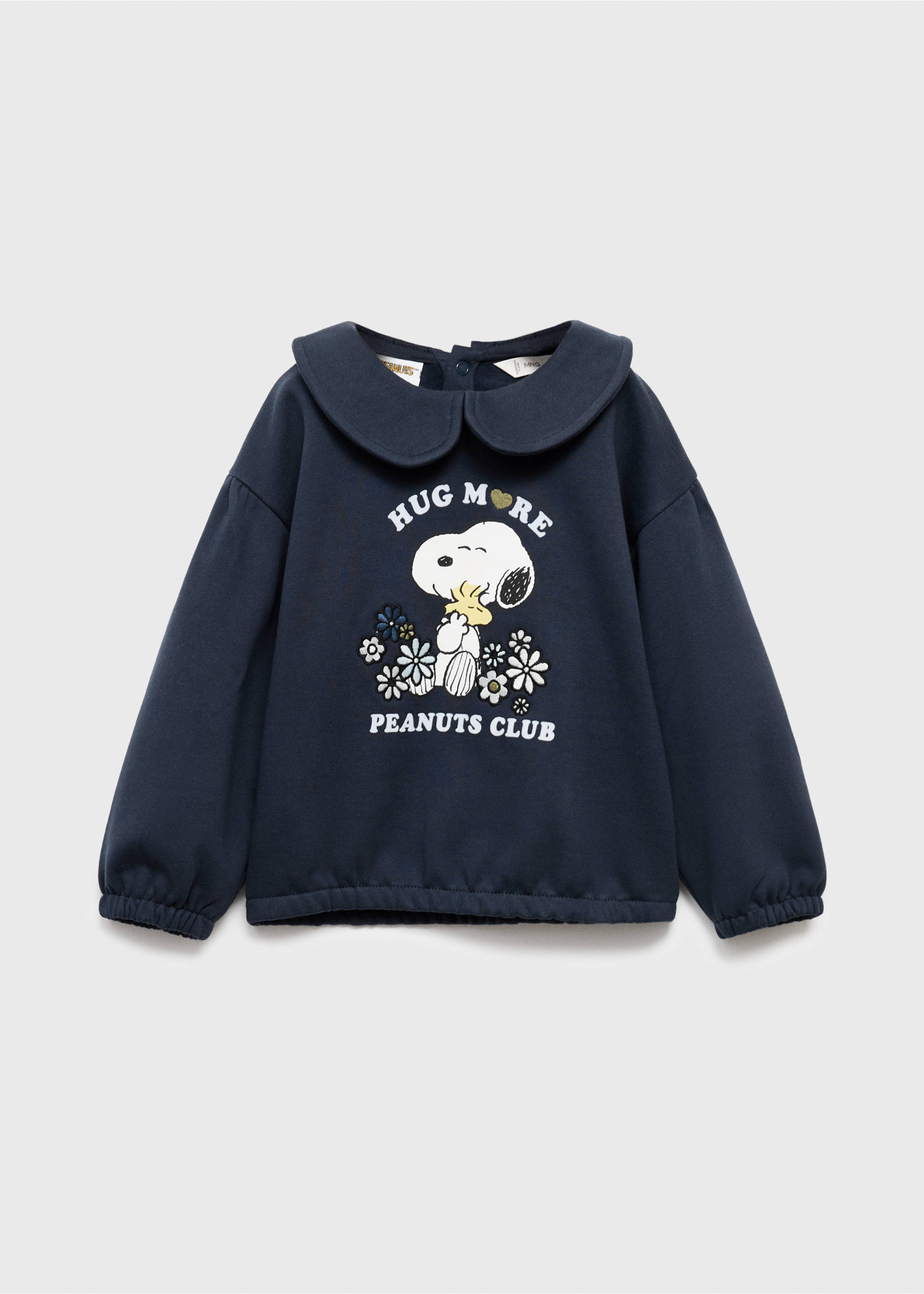Snoopy-print sweatshirt - Article without model, Navy. Ref: 17015163-00.