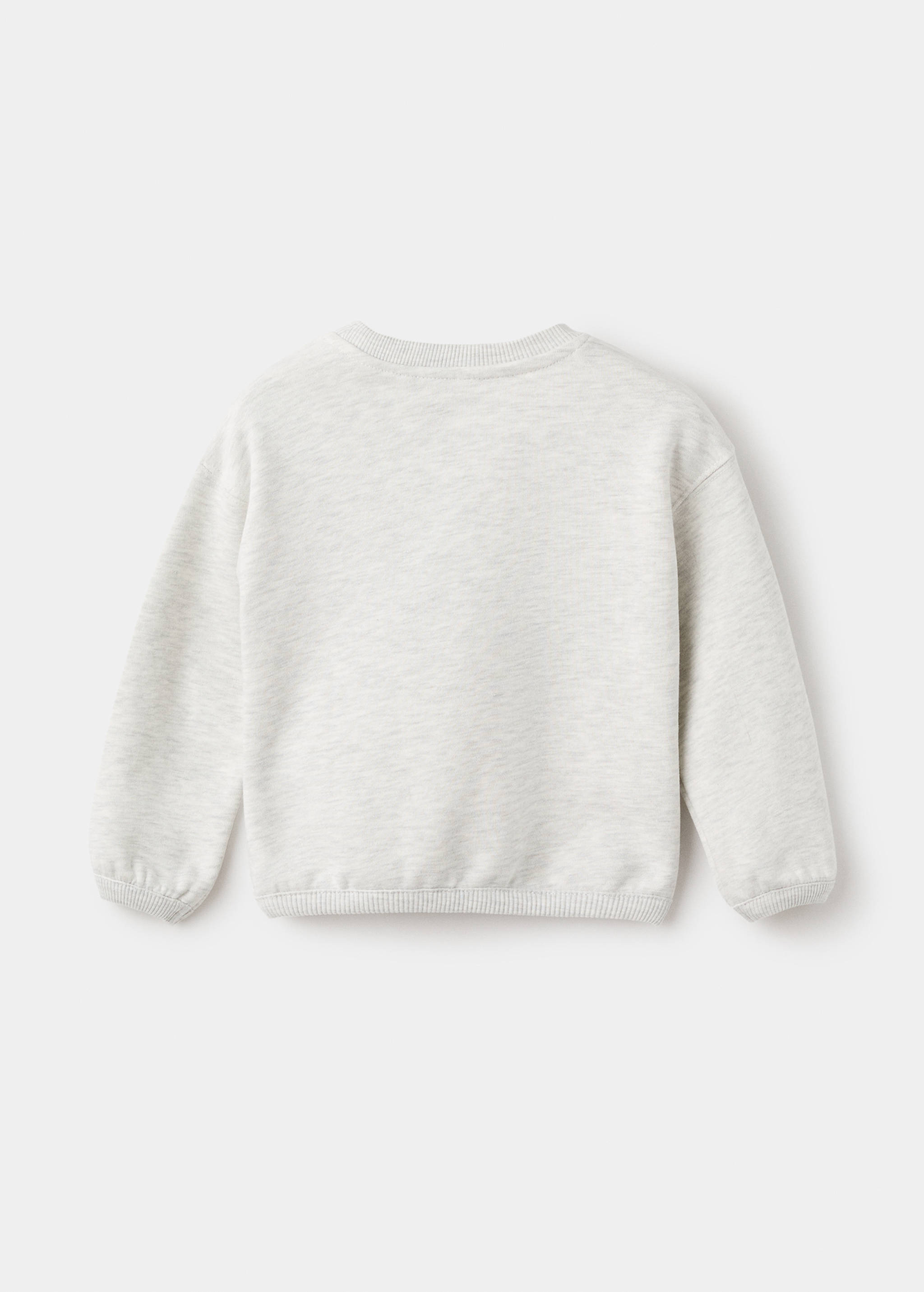 Floral embroidered sweatshirt - Reverse of the article