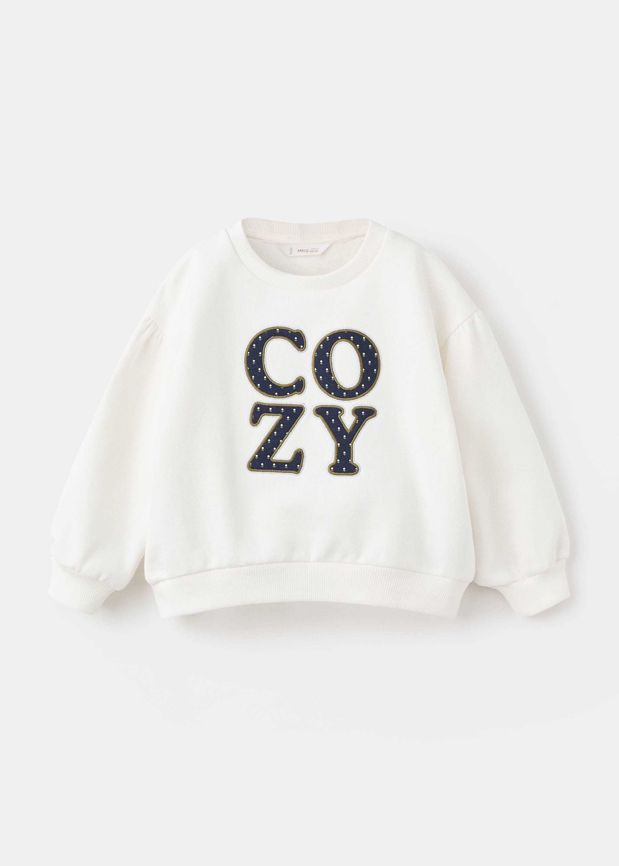 Floral embroidered sweatshirt - Article without model