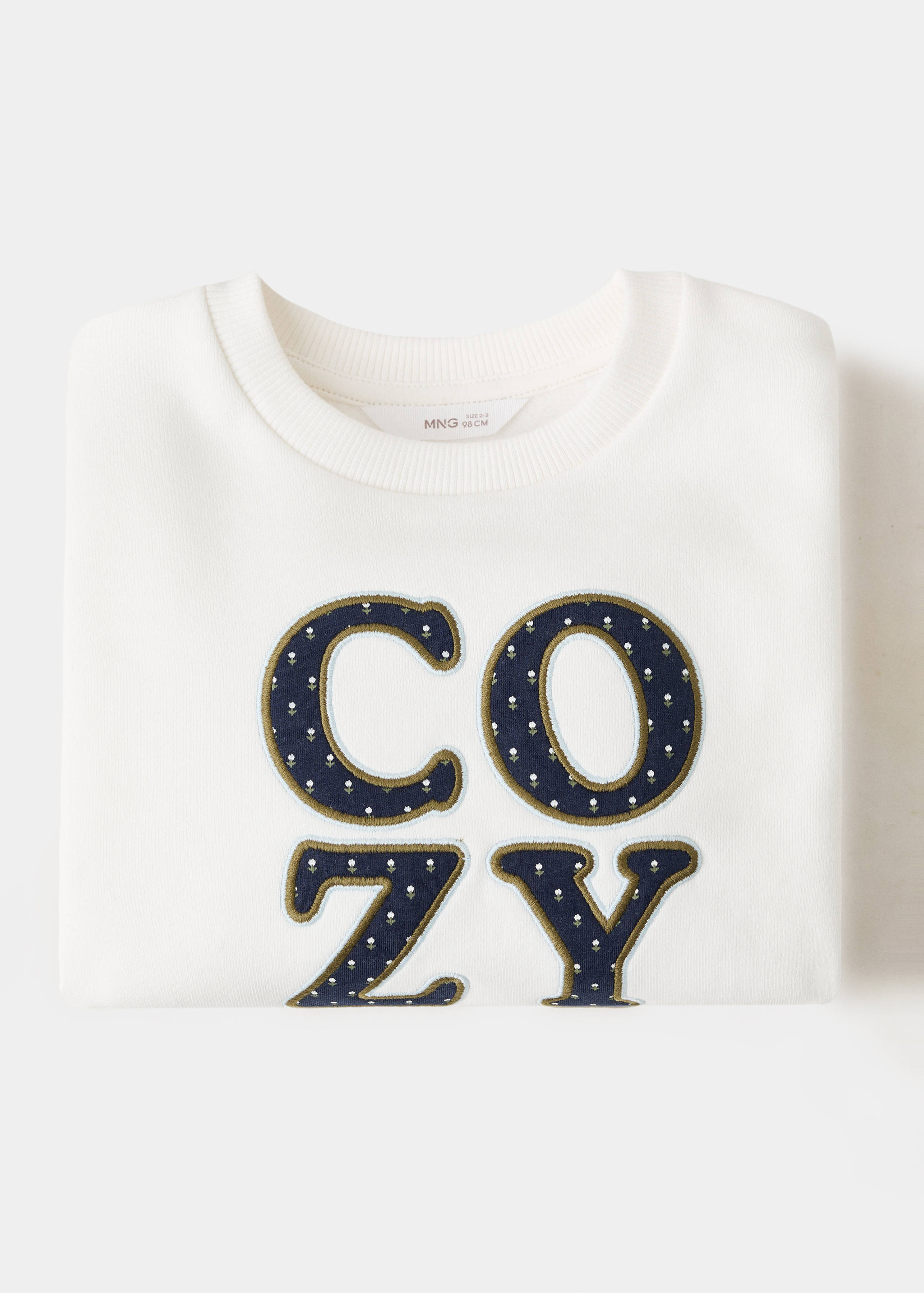 Floral embroidered sweatshirt - Details of the article 0