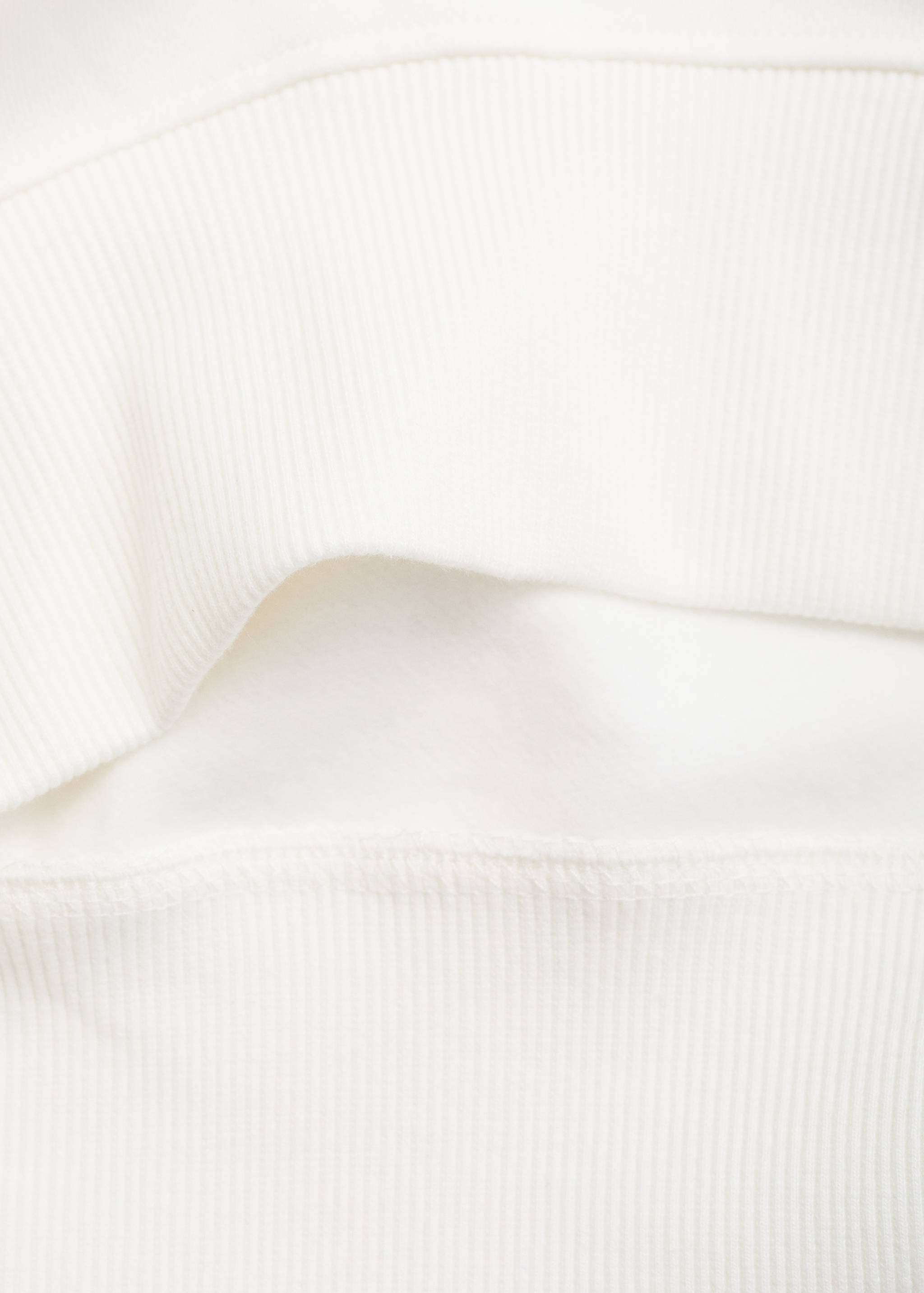 Embroidered detail cotton sweatshirt - Details of the article 0