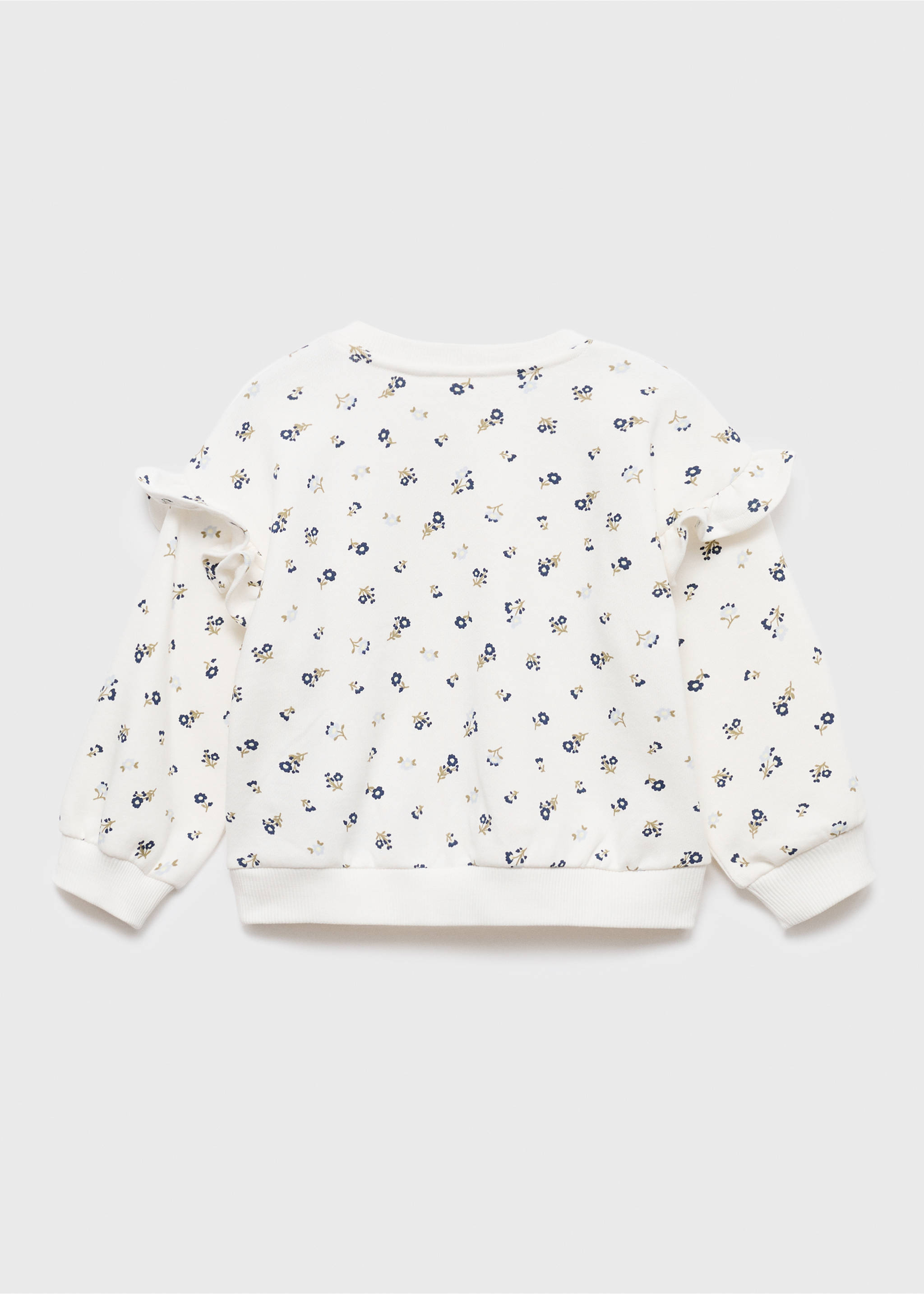 Ruffle detail sweatshirt - Reverse of the article, Off White. Ref: 17015168-00.