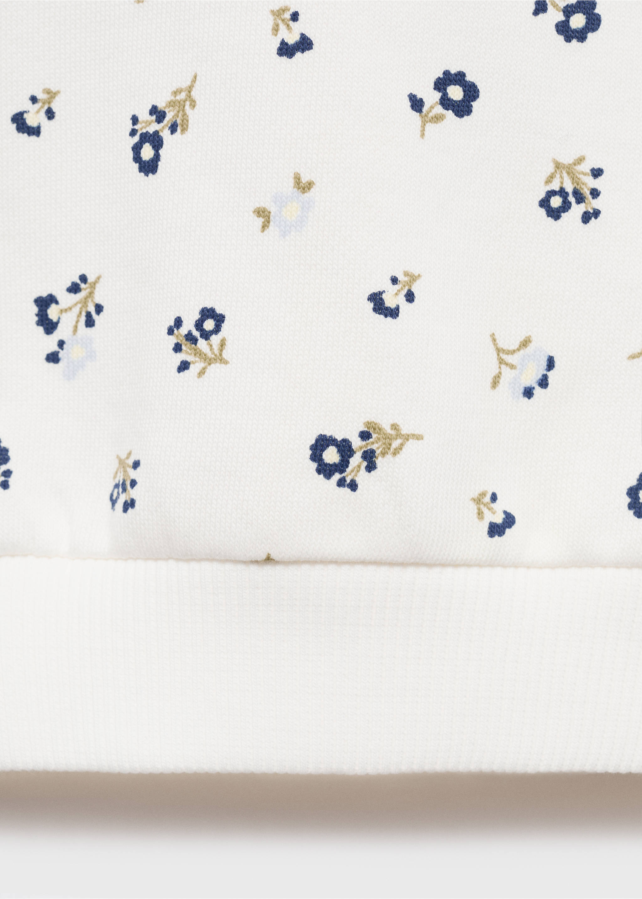 Ruffle detail sweatshirt - Details of the article 0, Off White. Ref: 17015168-00.