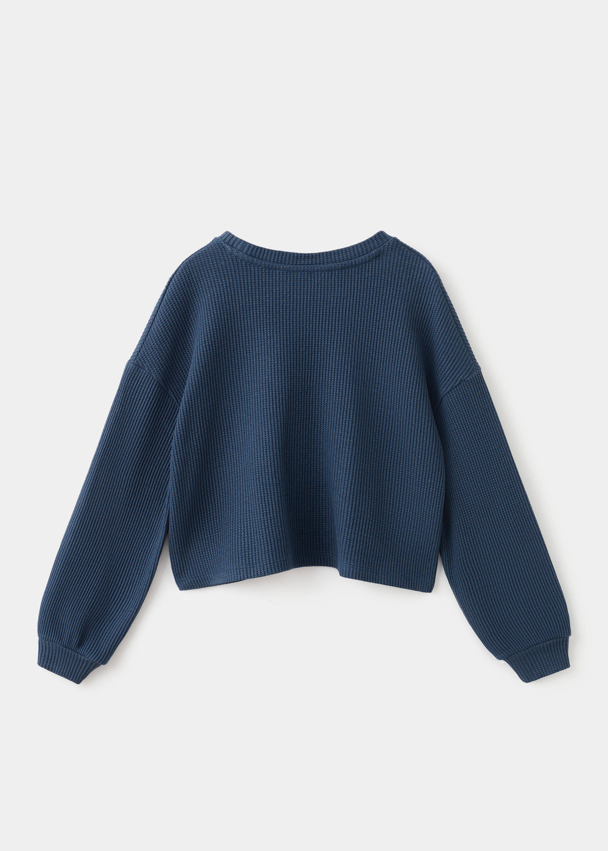 Dessuadora estampat cotó - Revers de l'article