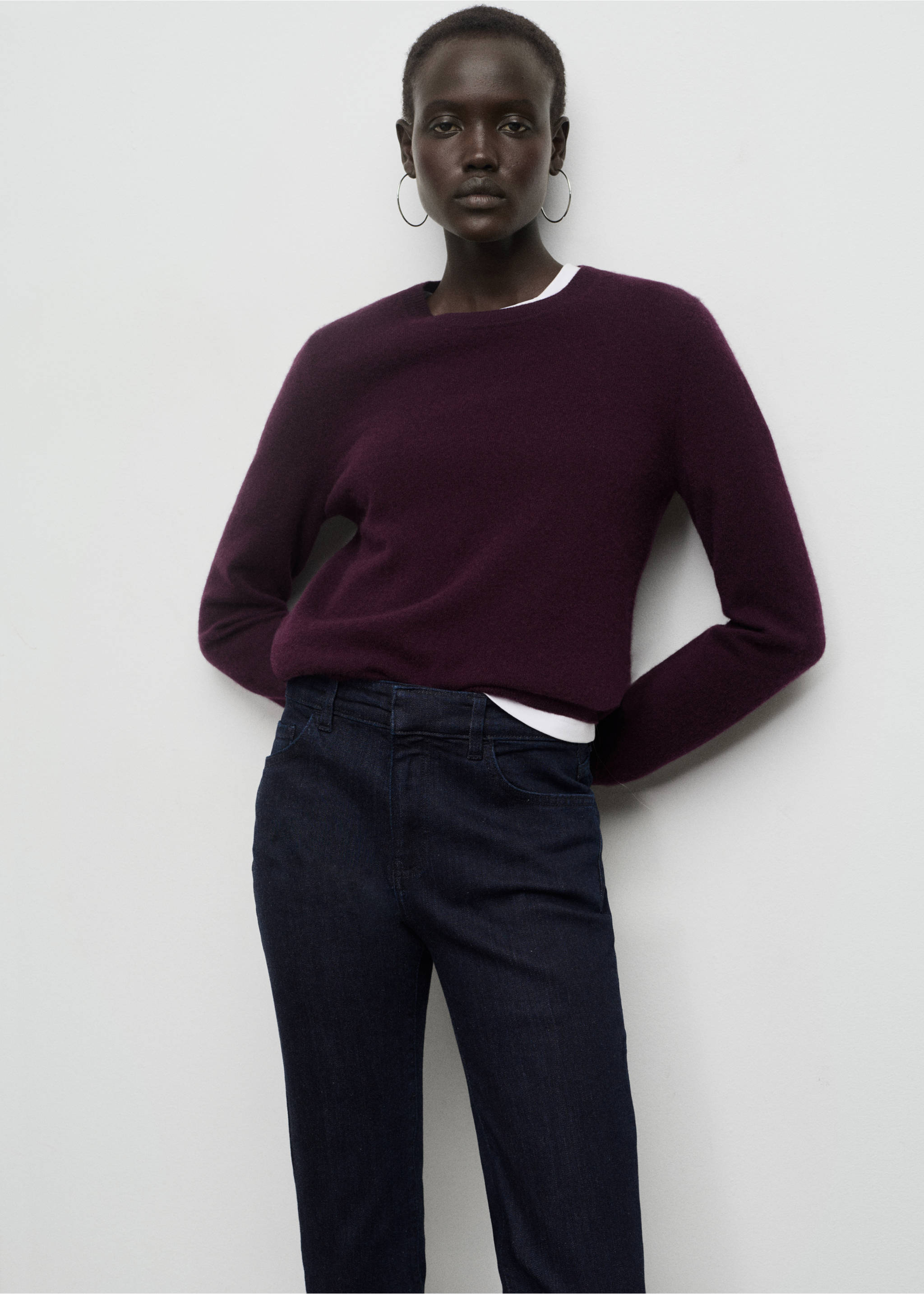 Jean flare taille normale rinse wash - Détail de l'article 1, Bleu. Ref: 17015804-00.