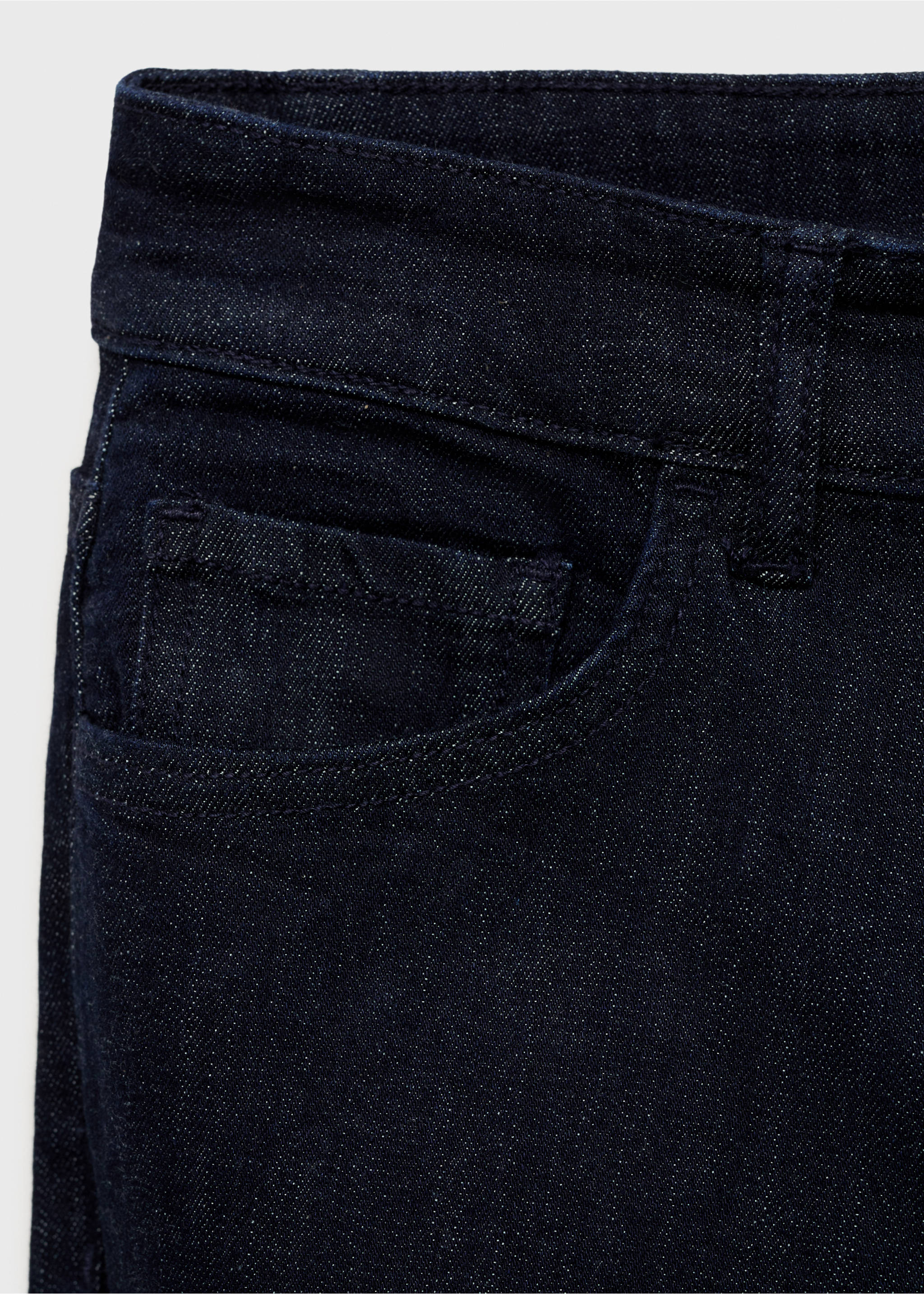 Jean flare taille normale rinse wash - Détail de l'article 8, Bleu. Ref: 17015804-00.