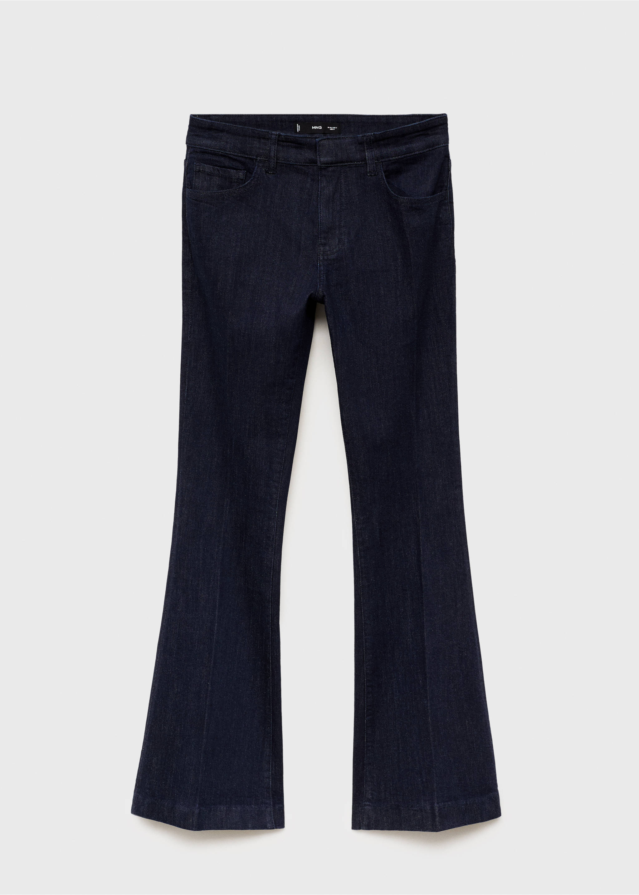 Jean flare taille normale rinse wash - Article sans modèle, Bleu. Ref: 17015804-00.