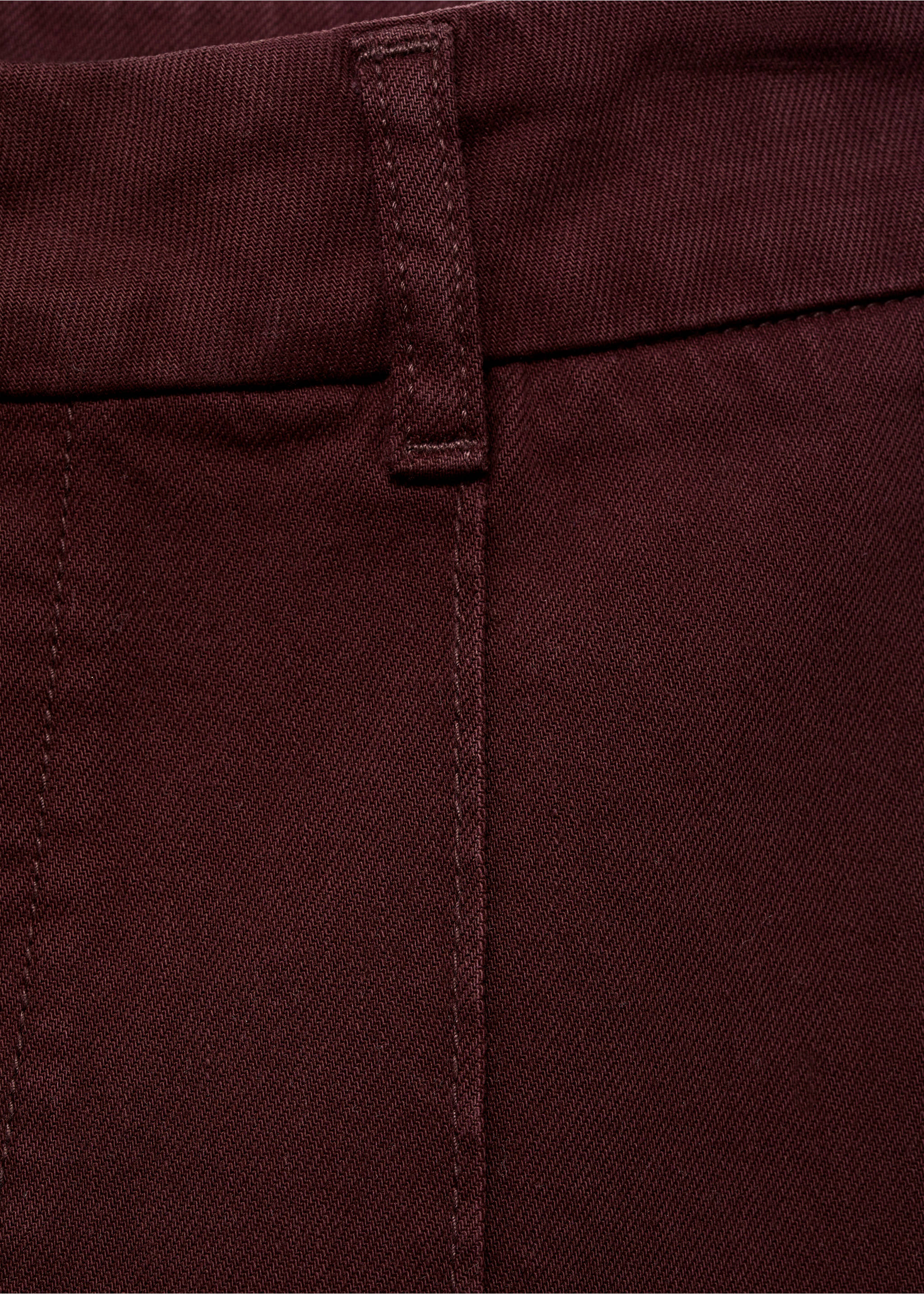 Jeans wide leg tiro alto costuras - Detalle del artículo 0, Vino. Ref: 17015810-00.
