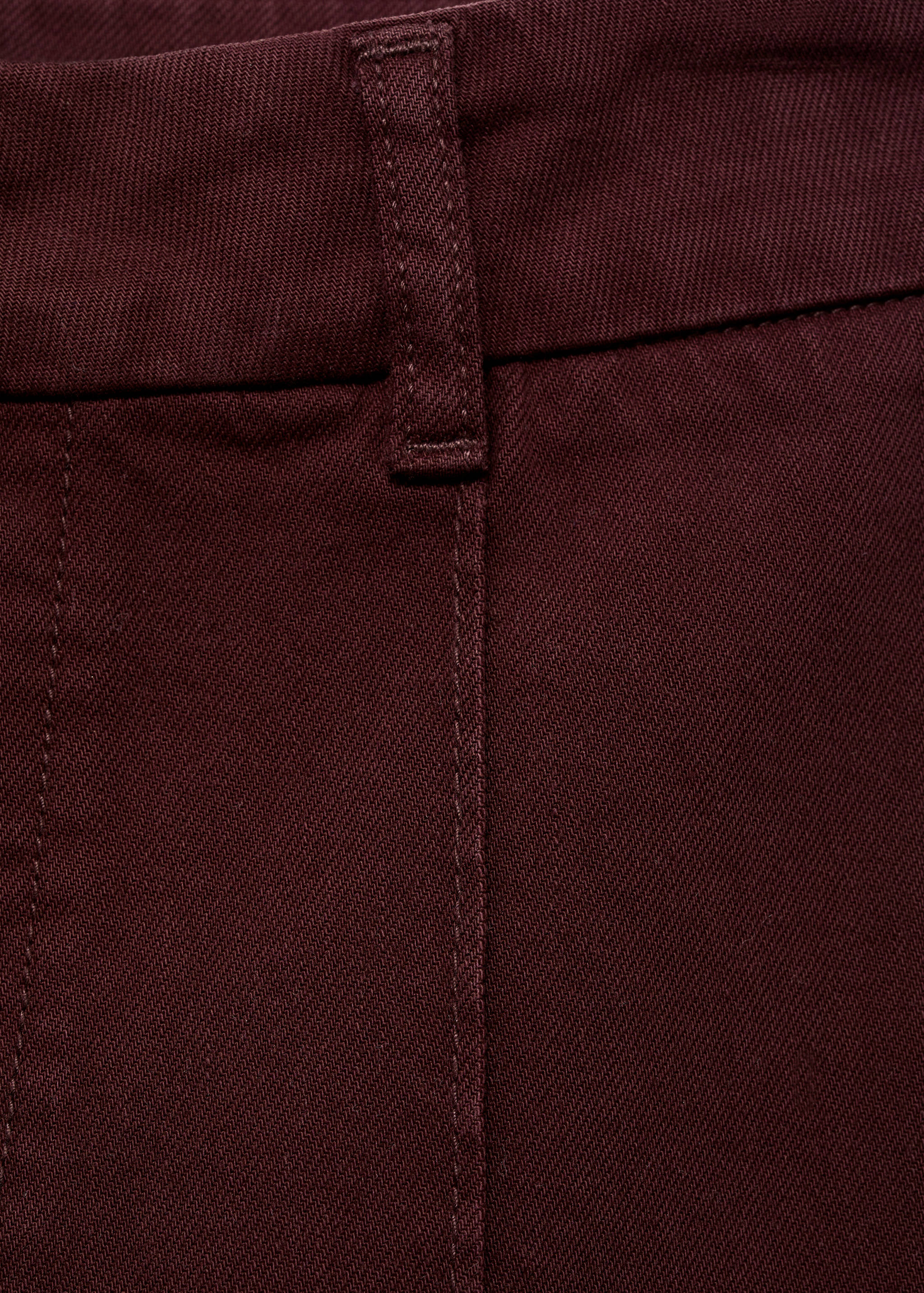 High-waisted wide leg jeans with stitching - Details of the article 0